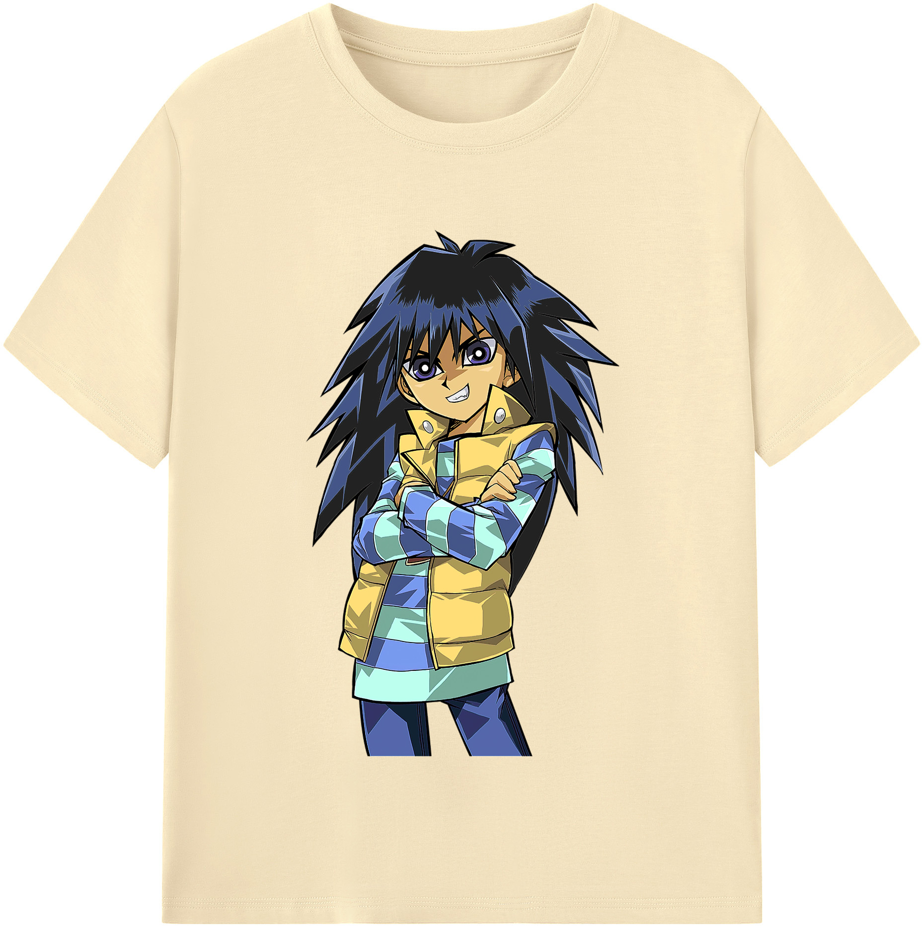 （画像用） 遊☆戯☆王 Yu-Gi-Oh! 綿100％半袖Tシャツ（フロントプリント）