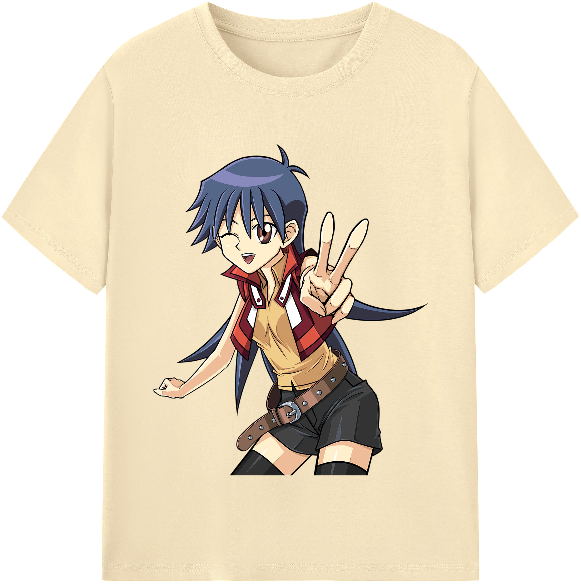 （画像用） 遊☆戯☆王 Yu-Gi-Oh! 綿100％半袖Tシャツ（フロントプリント）