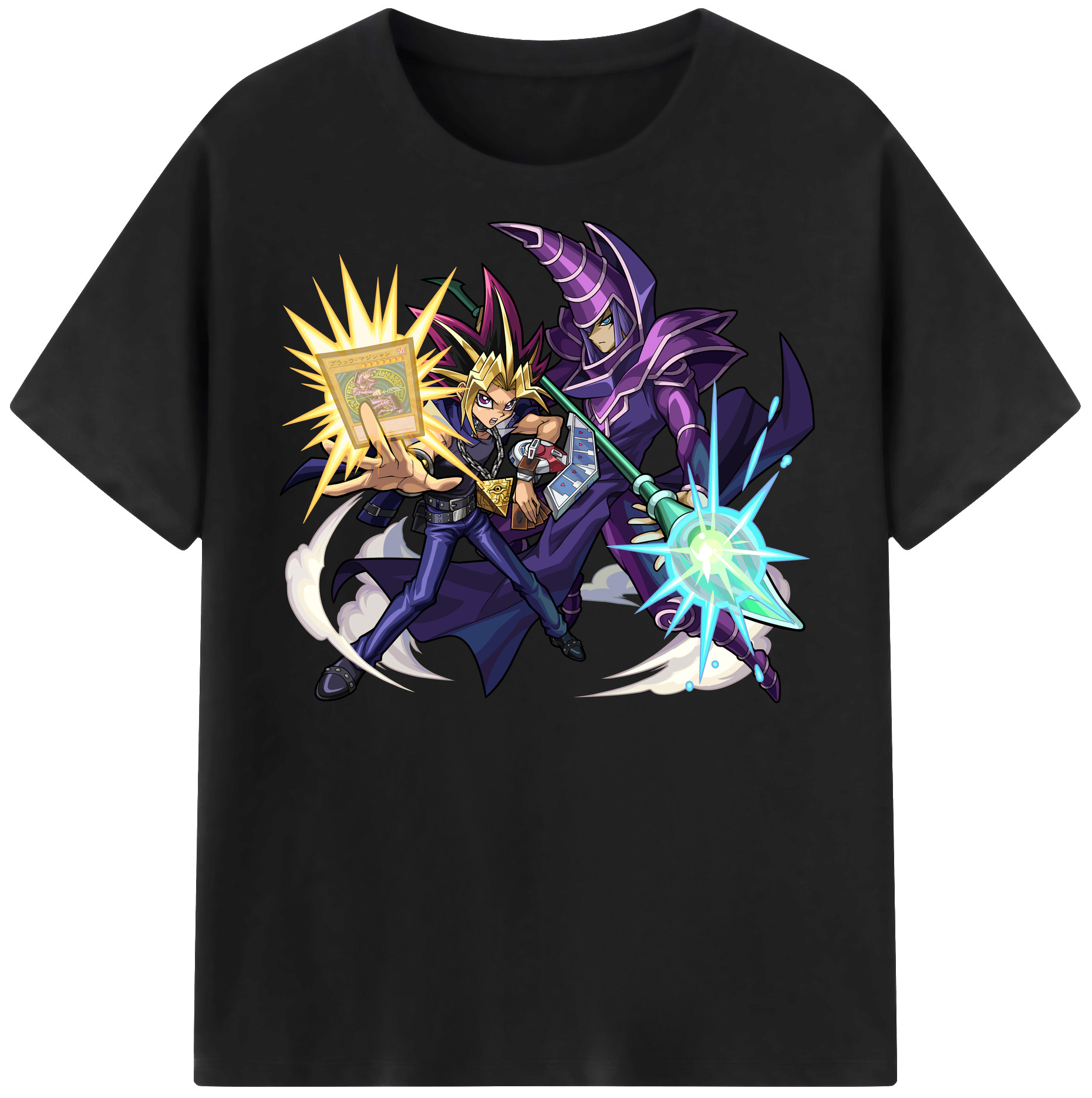 （画像用） 遊☆戯☆王 Yu-Gi-Oh! 綿100％半袖Tシャツ（フロントプリント）