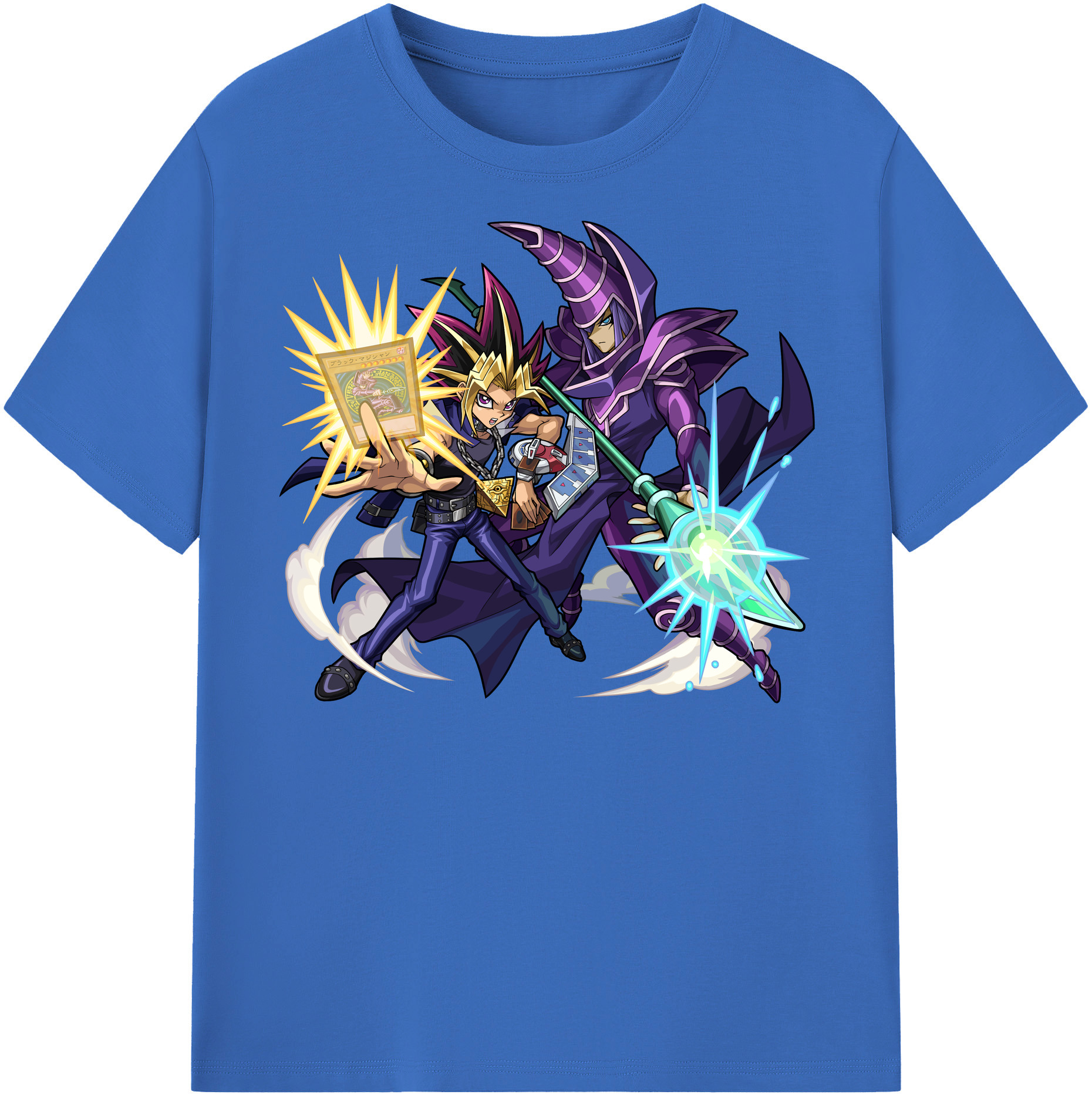 （画像用） 遊☆戯☆王 Yu-Gi-Oh! 綿100％半袖Tシャツ（フロントプリント）