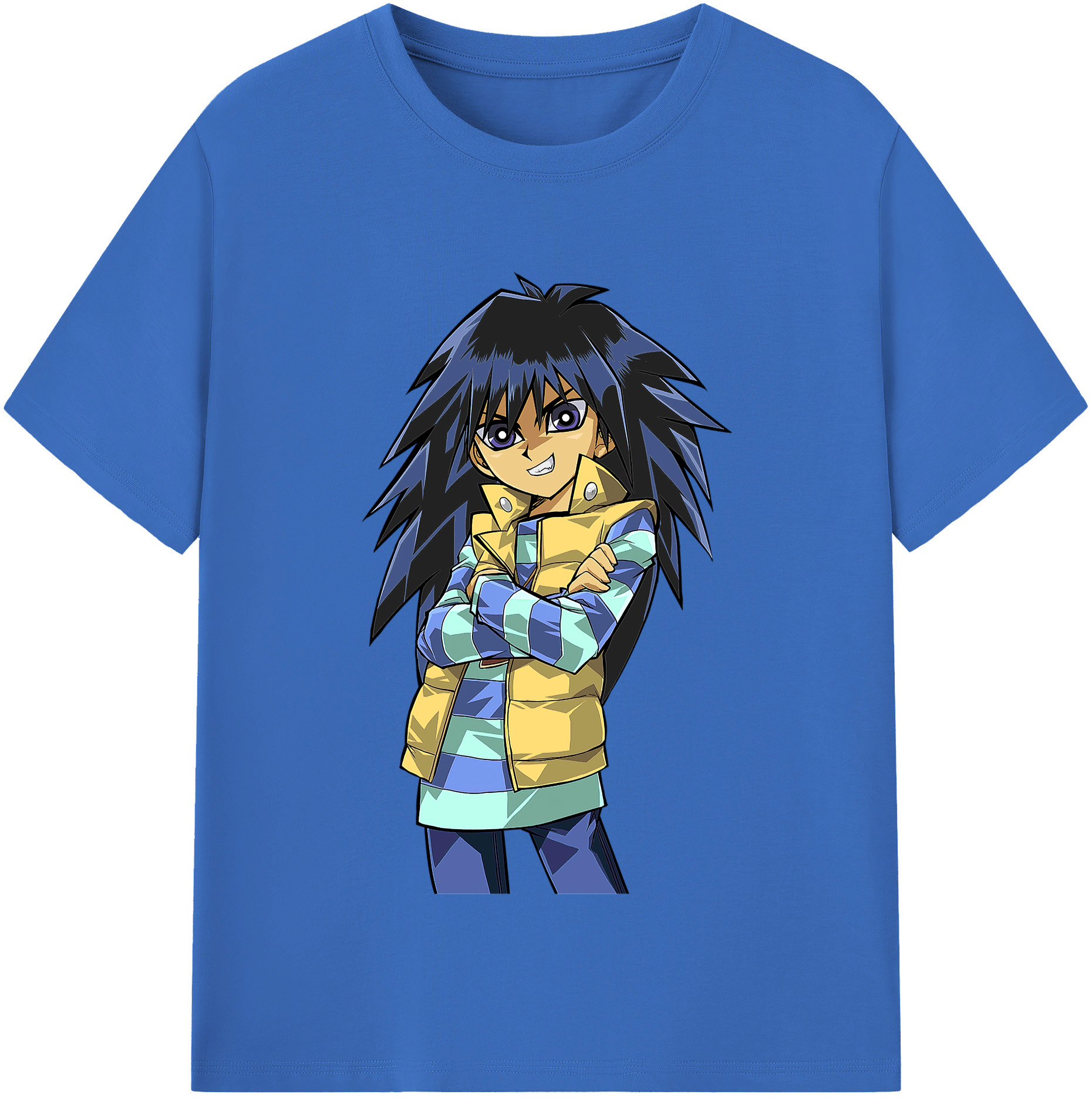 （画像用） 遊☆戯☆王 Yu-Gi-Oh! 綿100％半袖Tシャツ（フロントプリント）