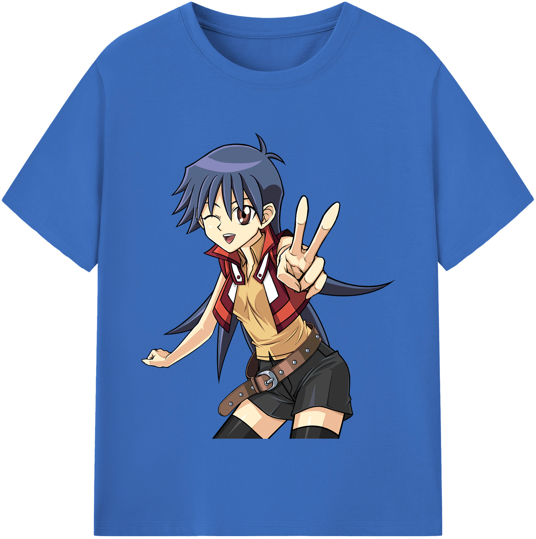（画像用） 遊☆戯☆王 Yu-Gi-Oh! 綿100％半袖Tシャツ（フロントプリント）