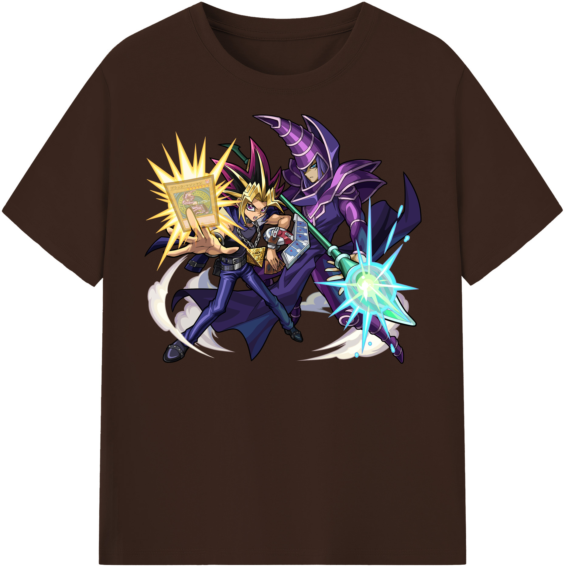 （画像用） 遊☆戯☆王 Yu-Gi-Oh! 綿100％半袖Tシャツ（フロントプリント）
