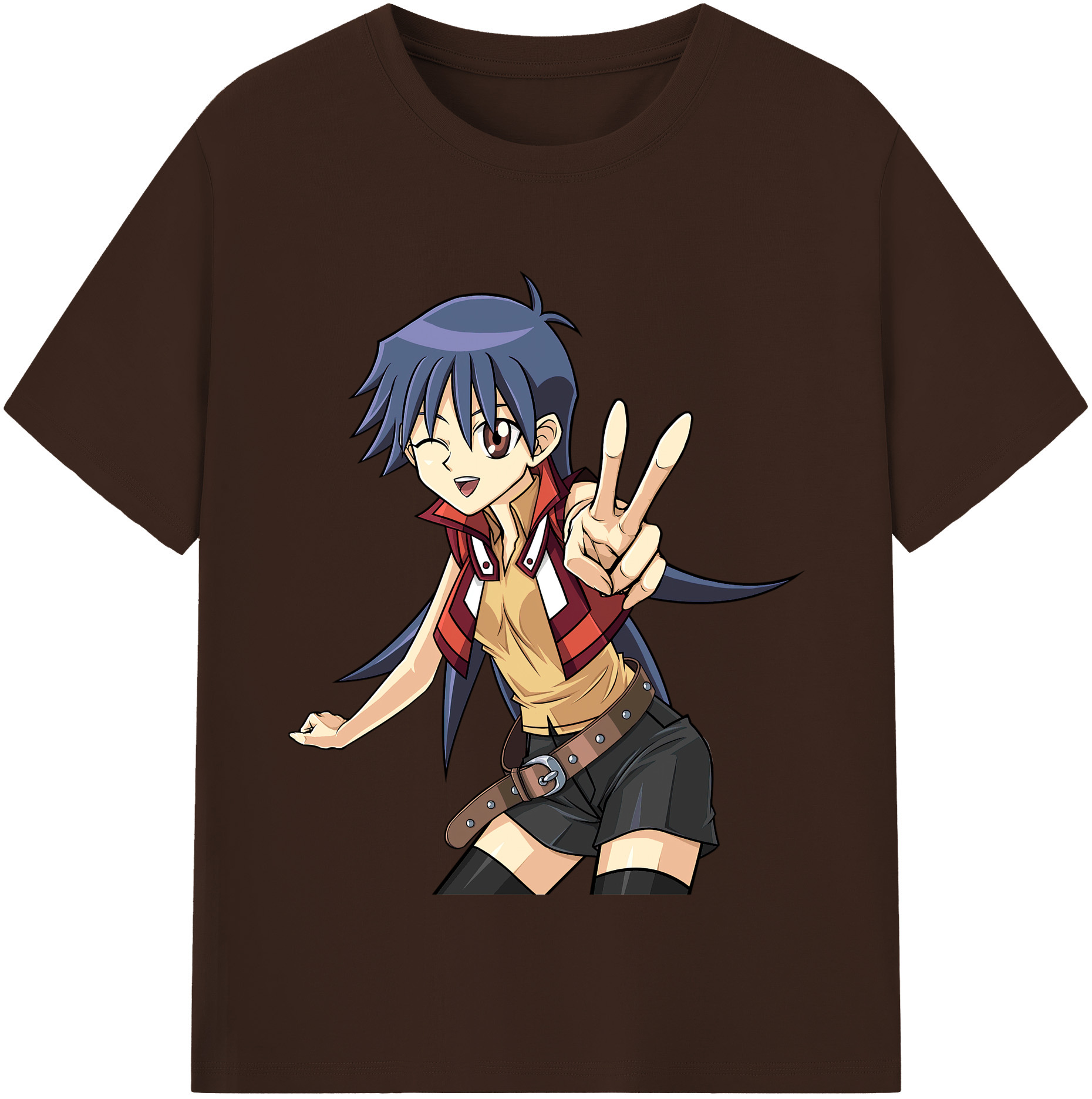 （画像用） 遊☆戯☆王 Yu-Gi-Oh! 綿100％半袖Tシャツ（フロントプリント）
