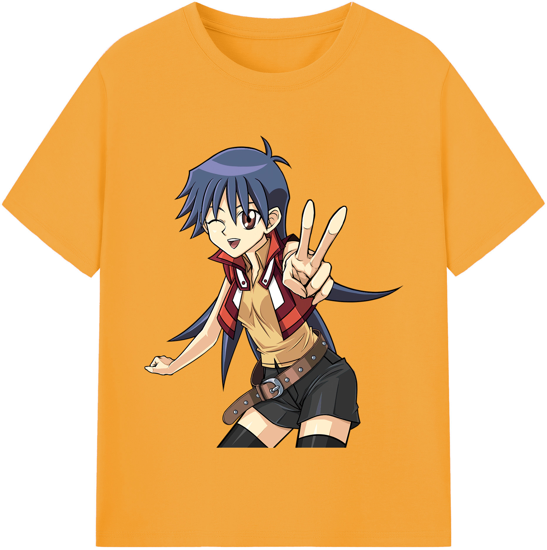 （画像用） 遊☆戯☆王 Yu-Gi-Oh! 綿100％半袖Tシャツ（フロントプリント）