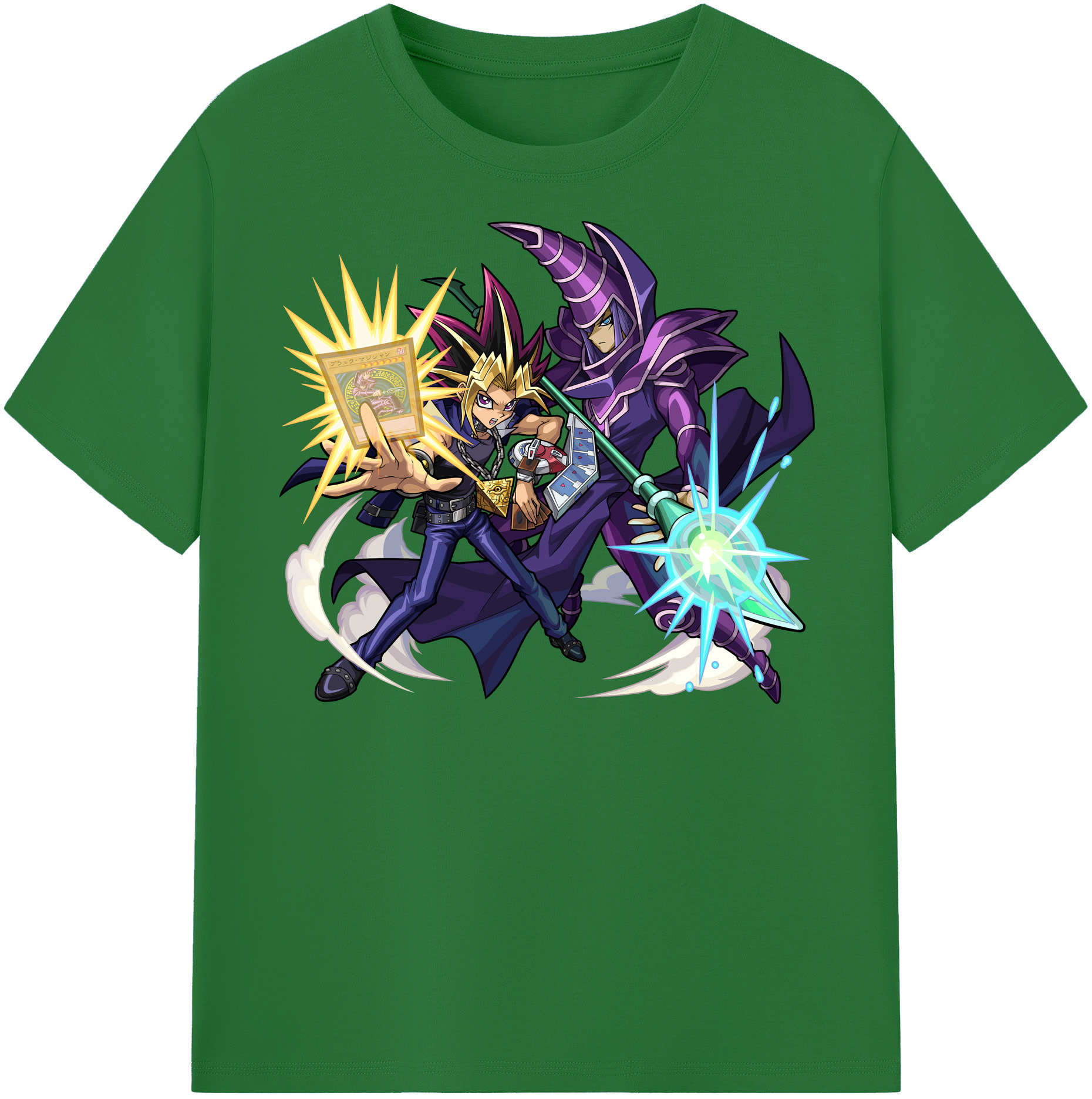 （画像用） 遊☆戯☆王 Yu-Gi-Oh! 綿100％半袖Tシャツ（フロントプリント）