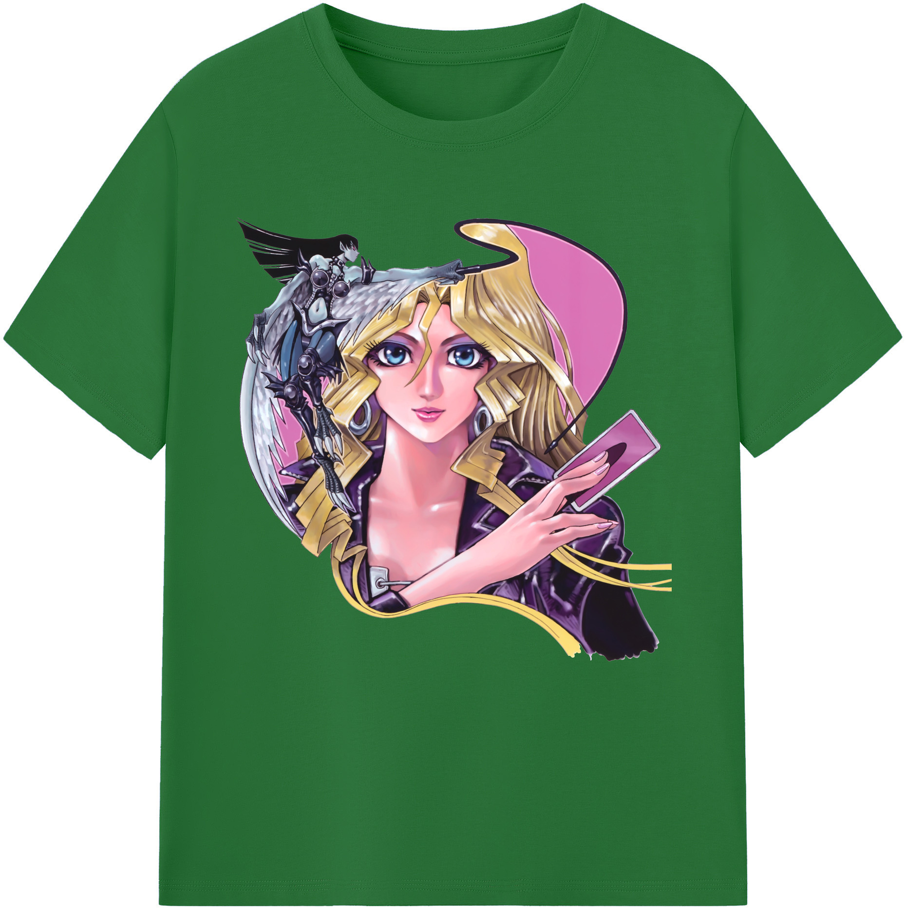 （画像用） 遊☆戯☆王 Yu-Gi-Oh! 綿100％半袖Tシャツ（フロントプリント）