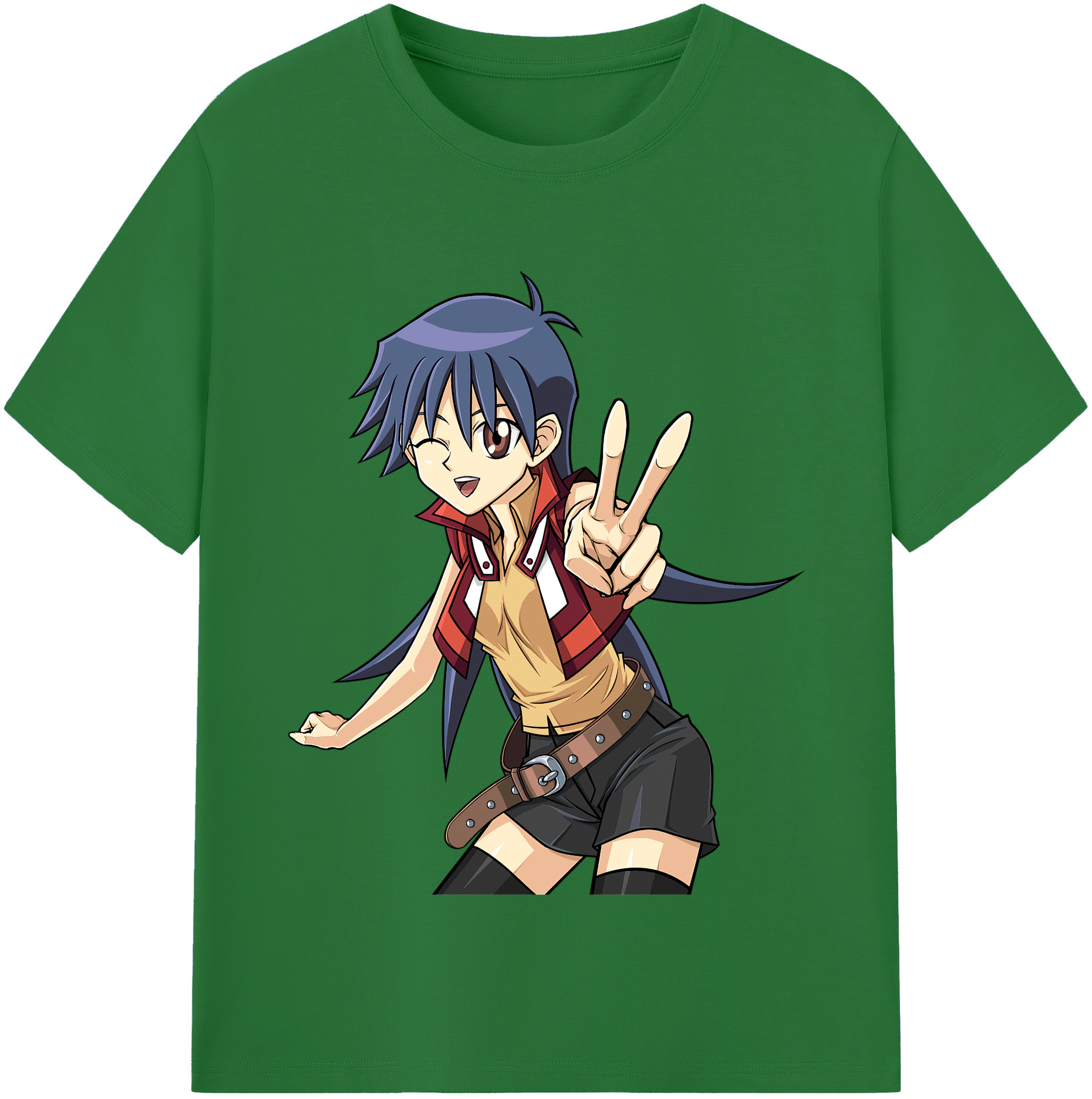 （画像用） 遊☆戯☆王 Yu-Gi-Oh! 綿100％半袖Tシャツ（フロントプリント）