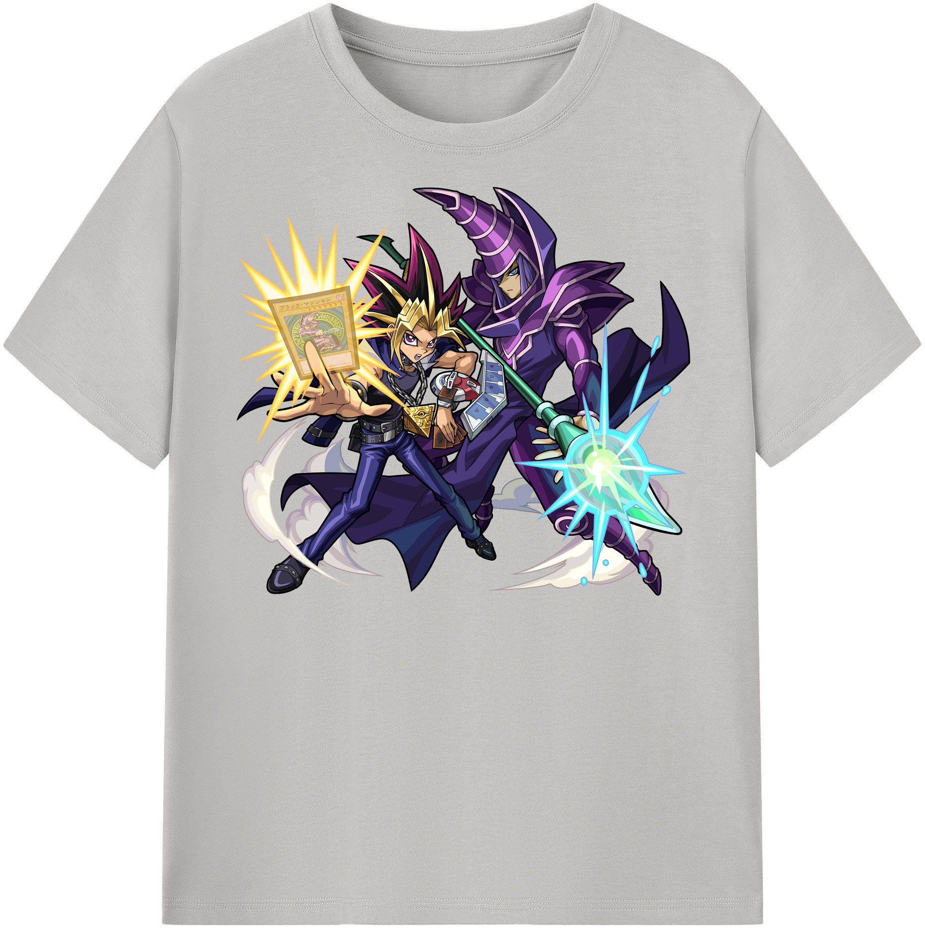 （画像用） 遊☆戯☆王 Yu-Gi-Oh! 綿100％半袖Tシャツ（フロントプリント）