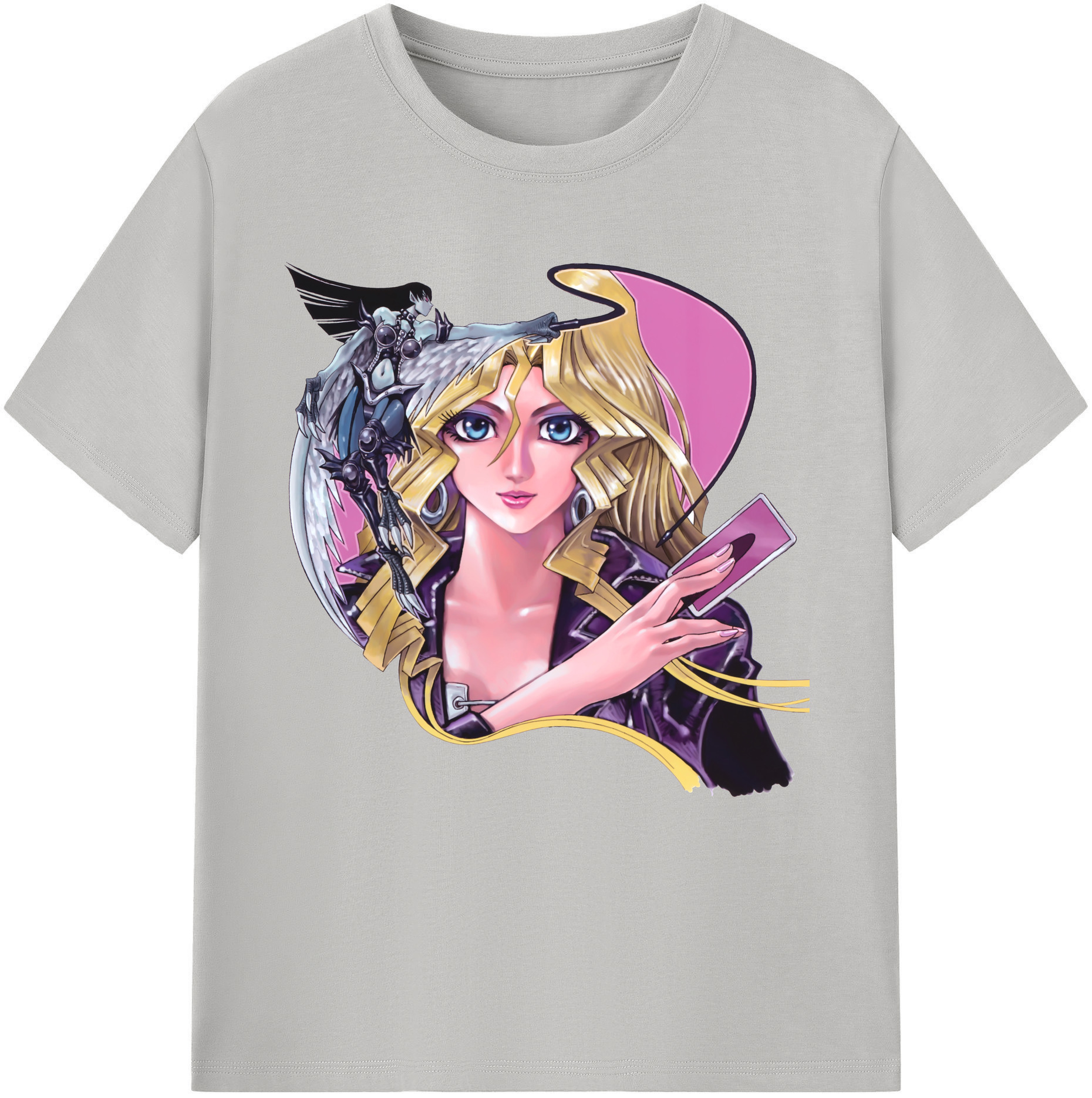 （画像用） 遊☆戯☆王 Yu-Gi-Oh! 綿100％半袖Tシャツ（フロントプリント）
