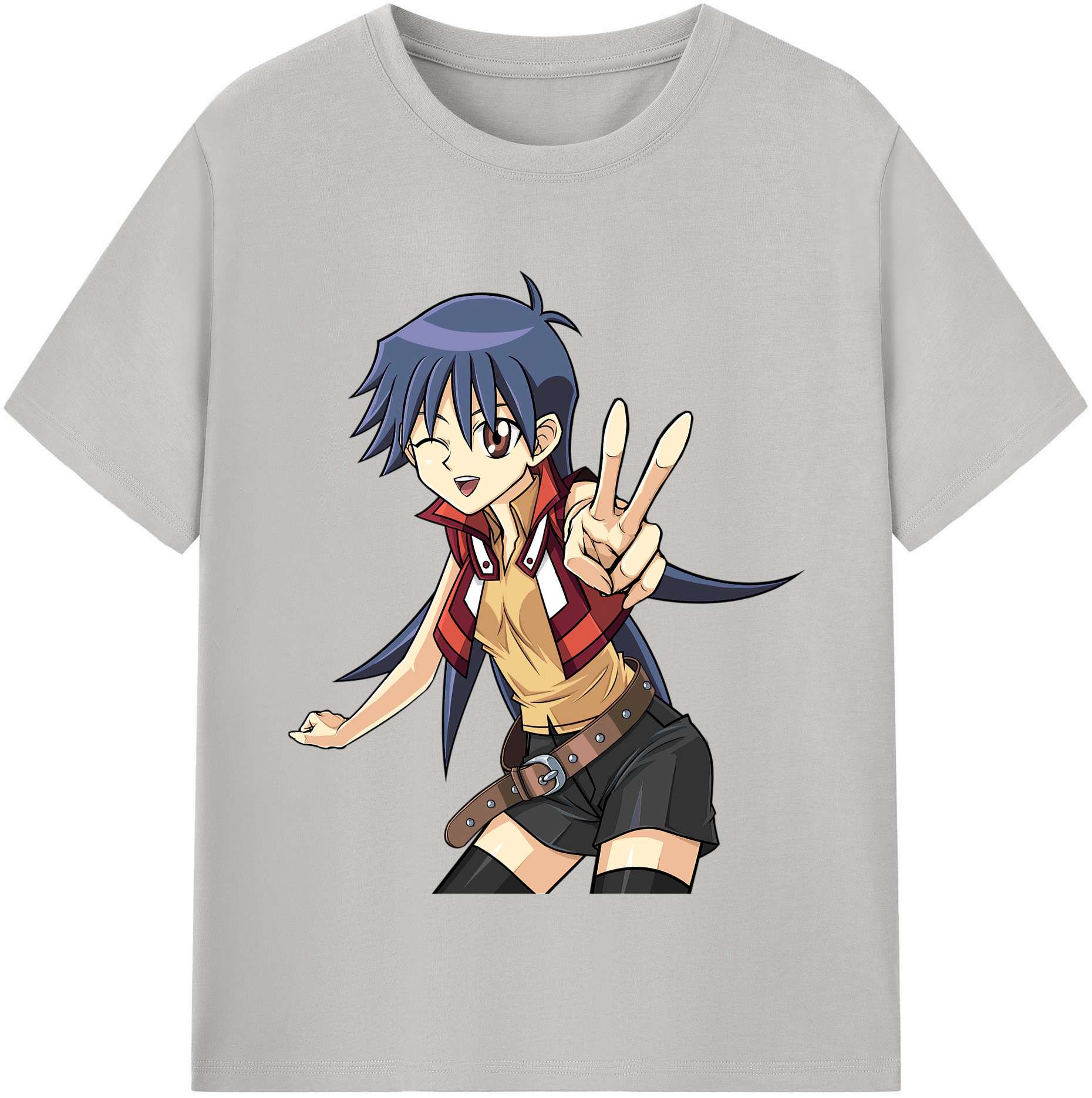 （画像用） 遊☆戯☆王 Yu-Gi-Oh! 綿100％半袖Tシャツ（フロントプリント）
