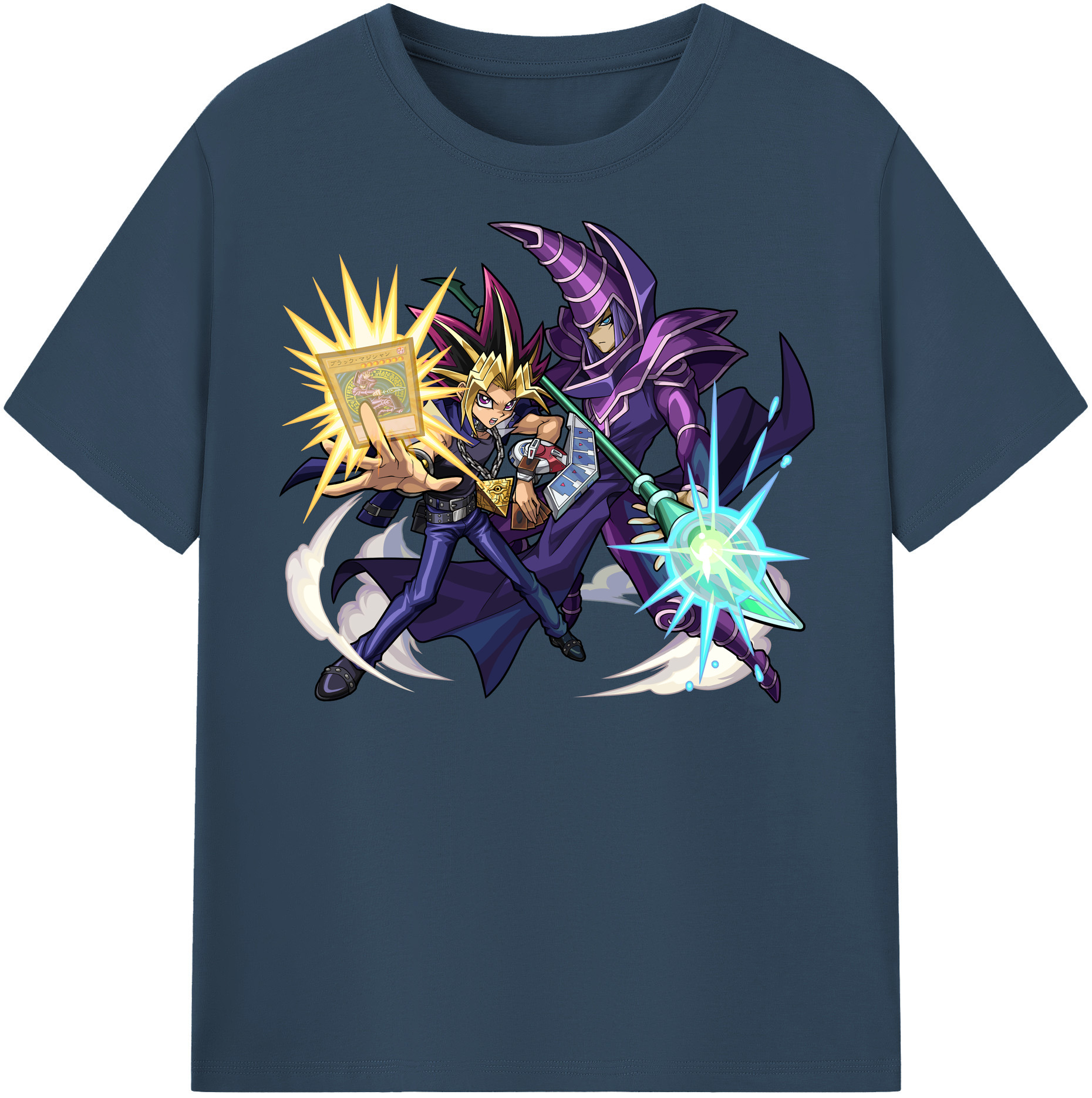 （画像用） 遊☆戯☆王 Yu-Gi-Oh! 綿100％半袖Tシャツ（フロントプリント）