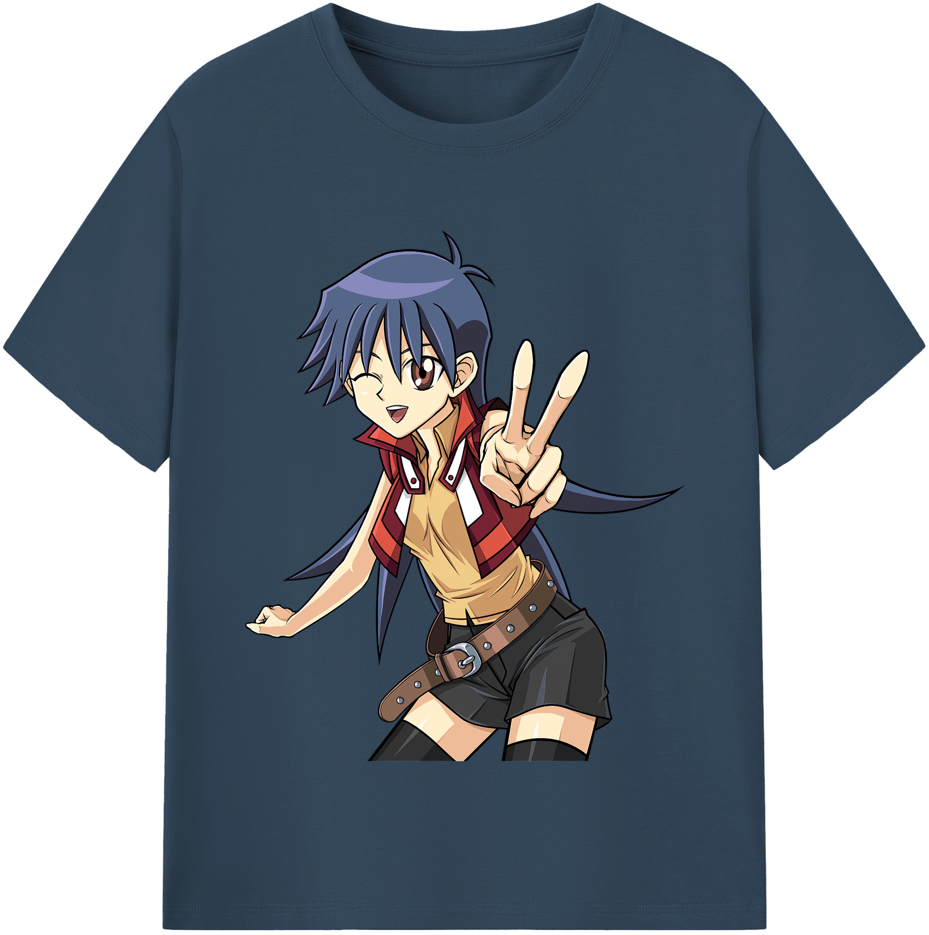 （画像用） 遊☆戯☆王 Yu-Gi-Oh! 綿100％半袖Tシャツ（フロントプリント）
