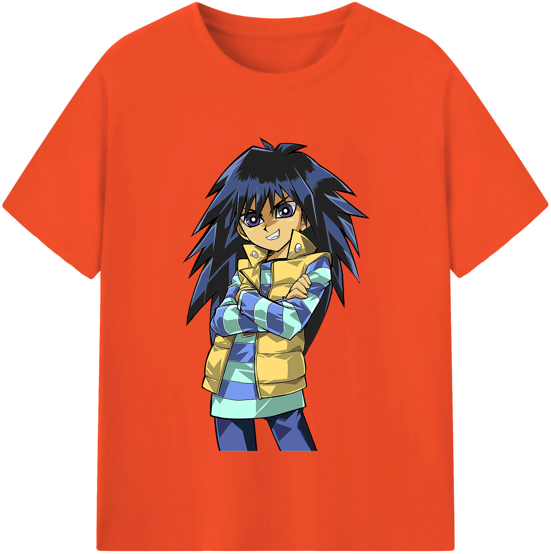 （画像用） 遊☆戯☆王 Yu-Gi-Oh! 綿100％半袖Tシャツ（フロントプリント）