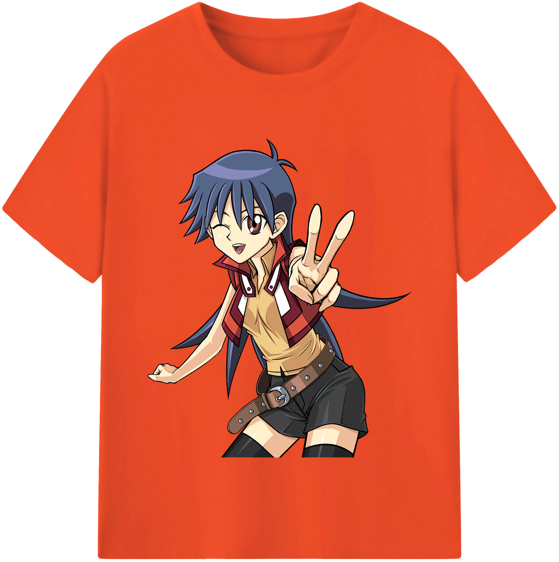 （画像用） 遊☆戯☆王 Yu-Gi-Oh! 綿100％半袖Tシャツ（フロントプリント）
