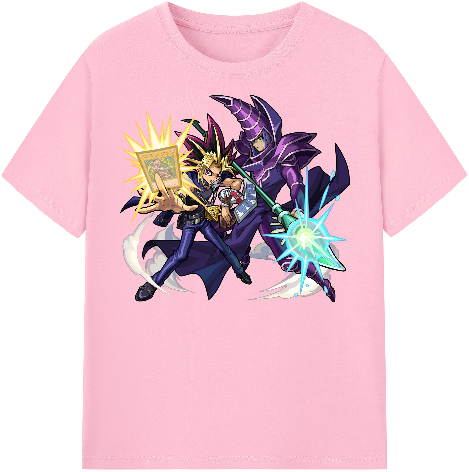（画像用） 遊☆戯☆王 Yu-Gi-Oh! 綿100％半袖Tシャツ（フロントプリント）