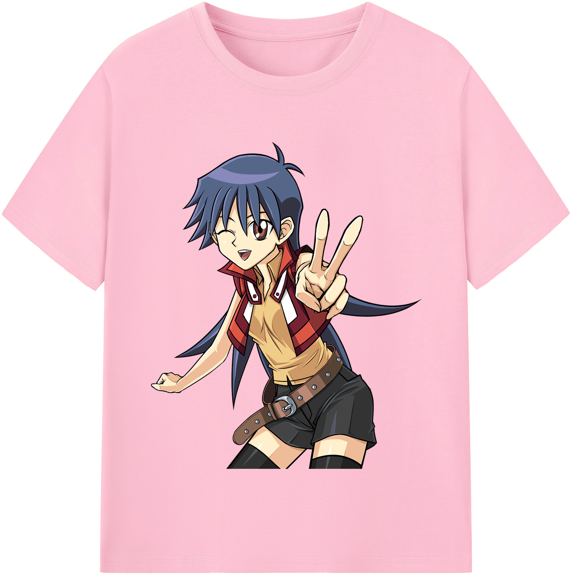 （画像用） 遊☆戯☆王 Yu-Gi-Oh! 綿100％半袖Tシャツ（フロントプリント）