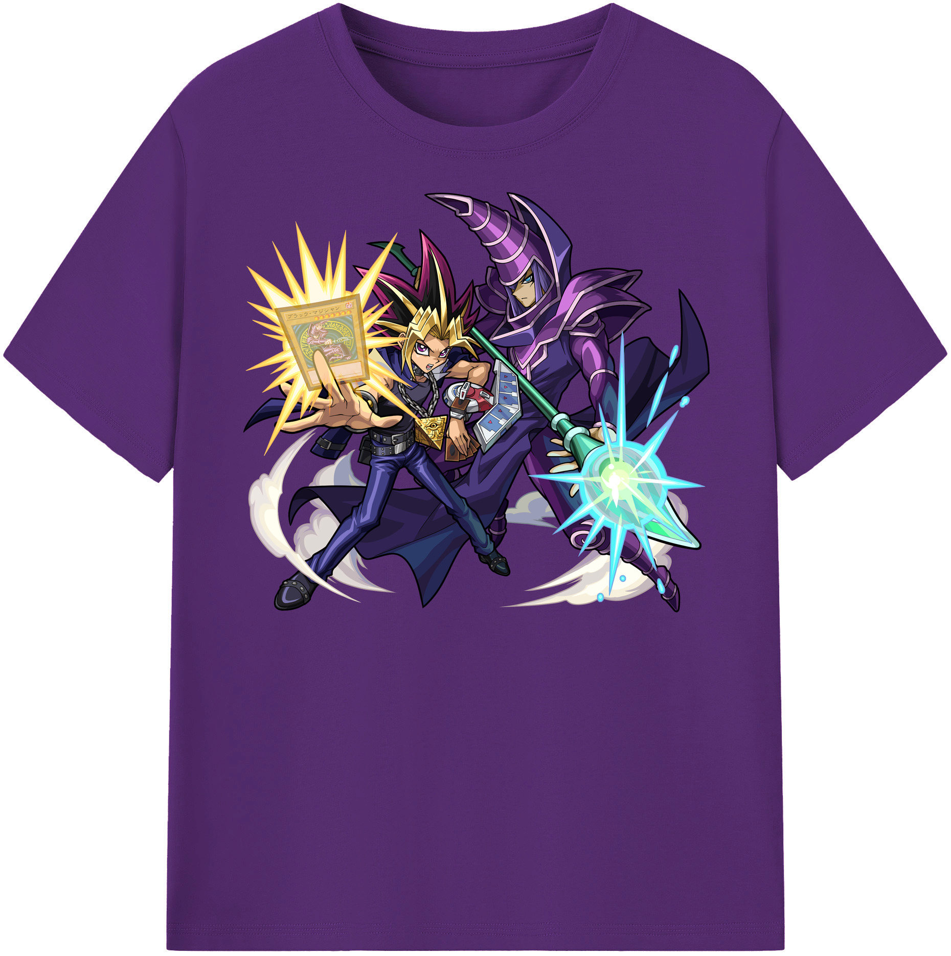 （画像用） 遊☆戯☆王 Yu-Gi-Oh! 綿100％半袖Tシャツ（フロントプリント）