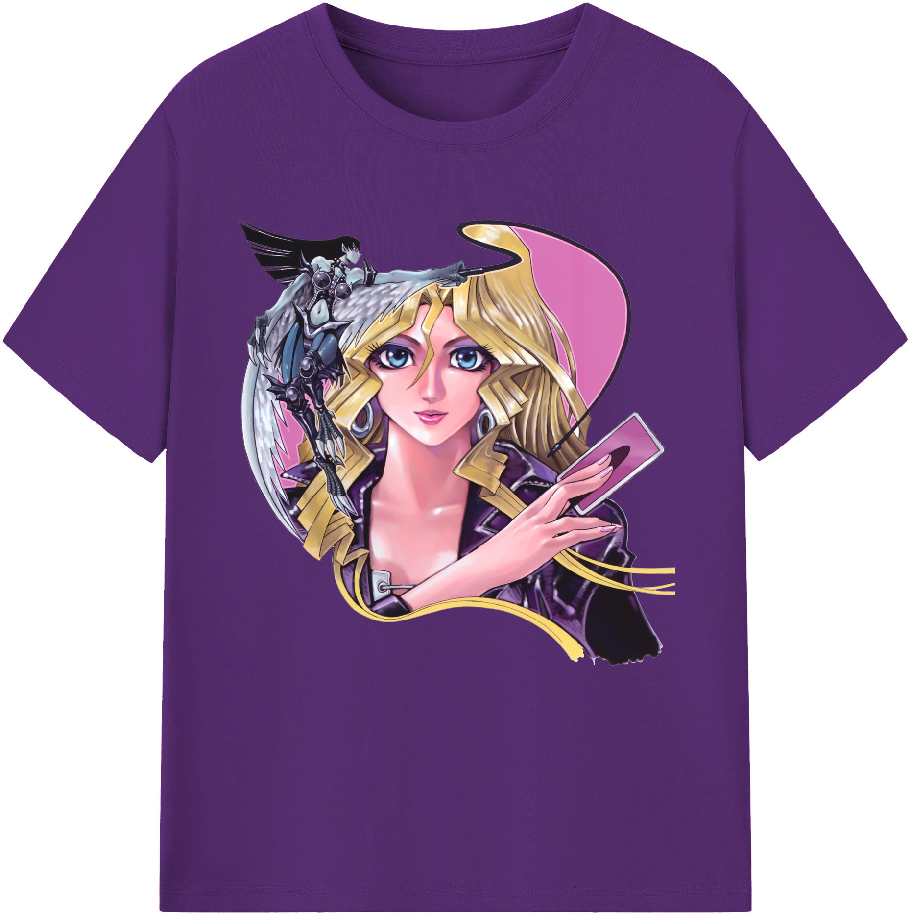 （画像用） 遊☆戯☆王 Yu-Gi-Oh! 綿100％半袖Tシャツ（フロントプリント）