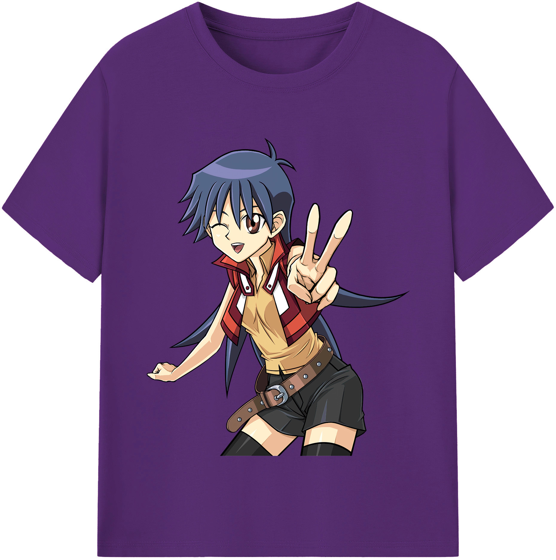 （画像用） 遊☆戯☆王 Yu-Gi-Oh! 綿100％半袖Tシャツ（フロントプリント）