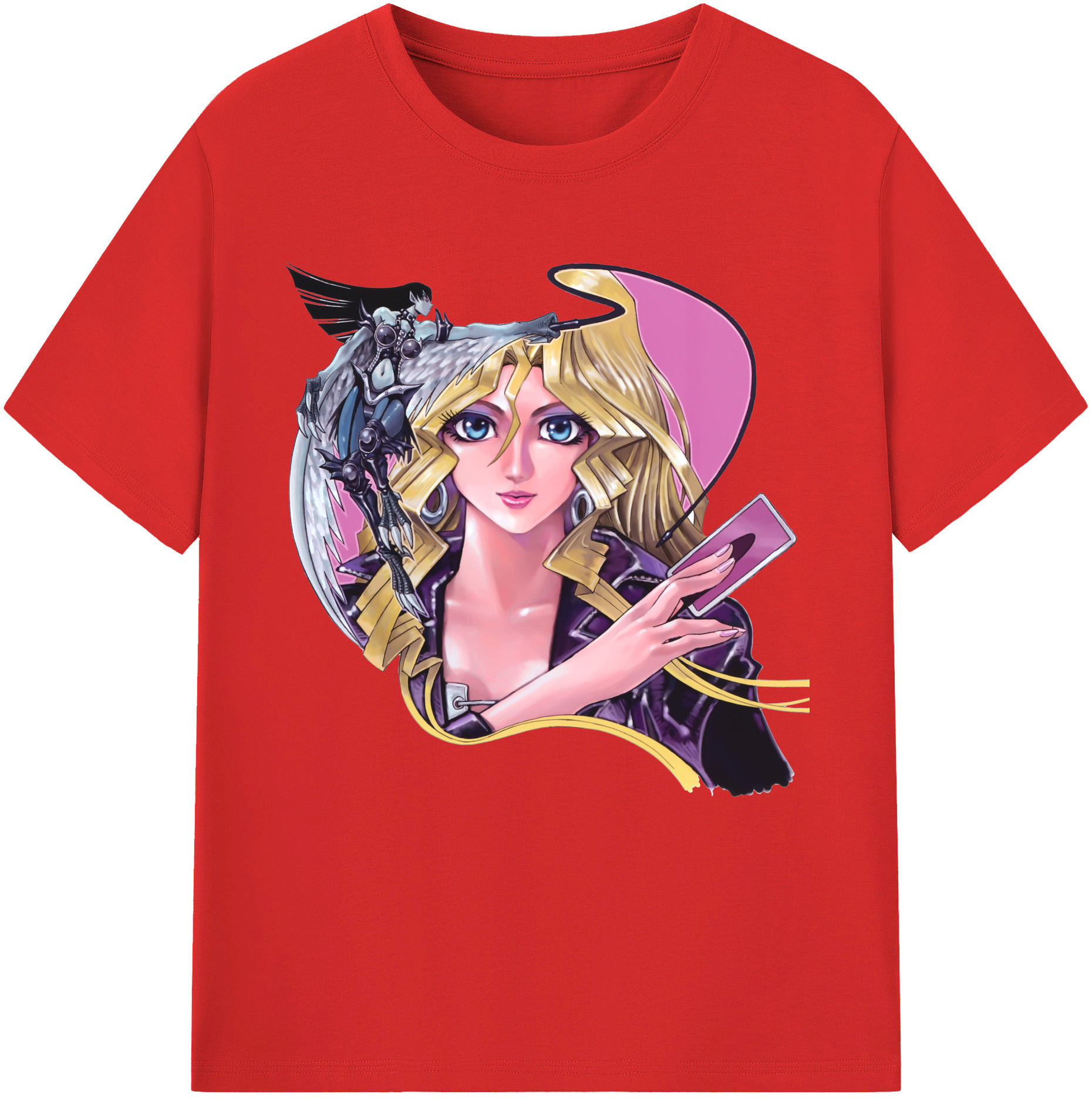 （画像用） 遊☆戯☆王 Yu-Gi-Oh! 綿100％半袖Tシャツ（フロントプリント）