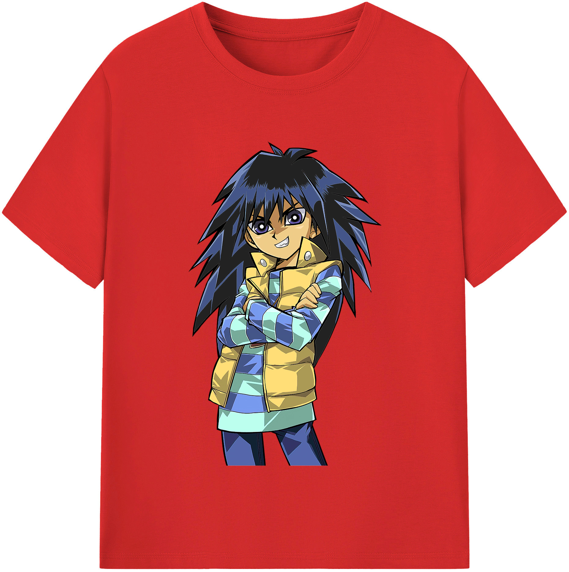 （画像用） 遊☆戯☆王 Yu-Gi-Oh! 綿100％半袖Tシャツ（フロントプリント）