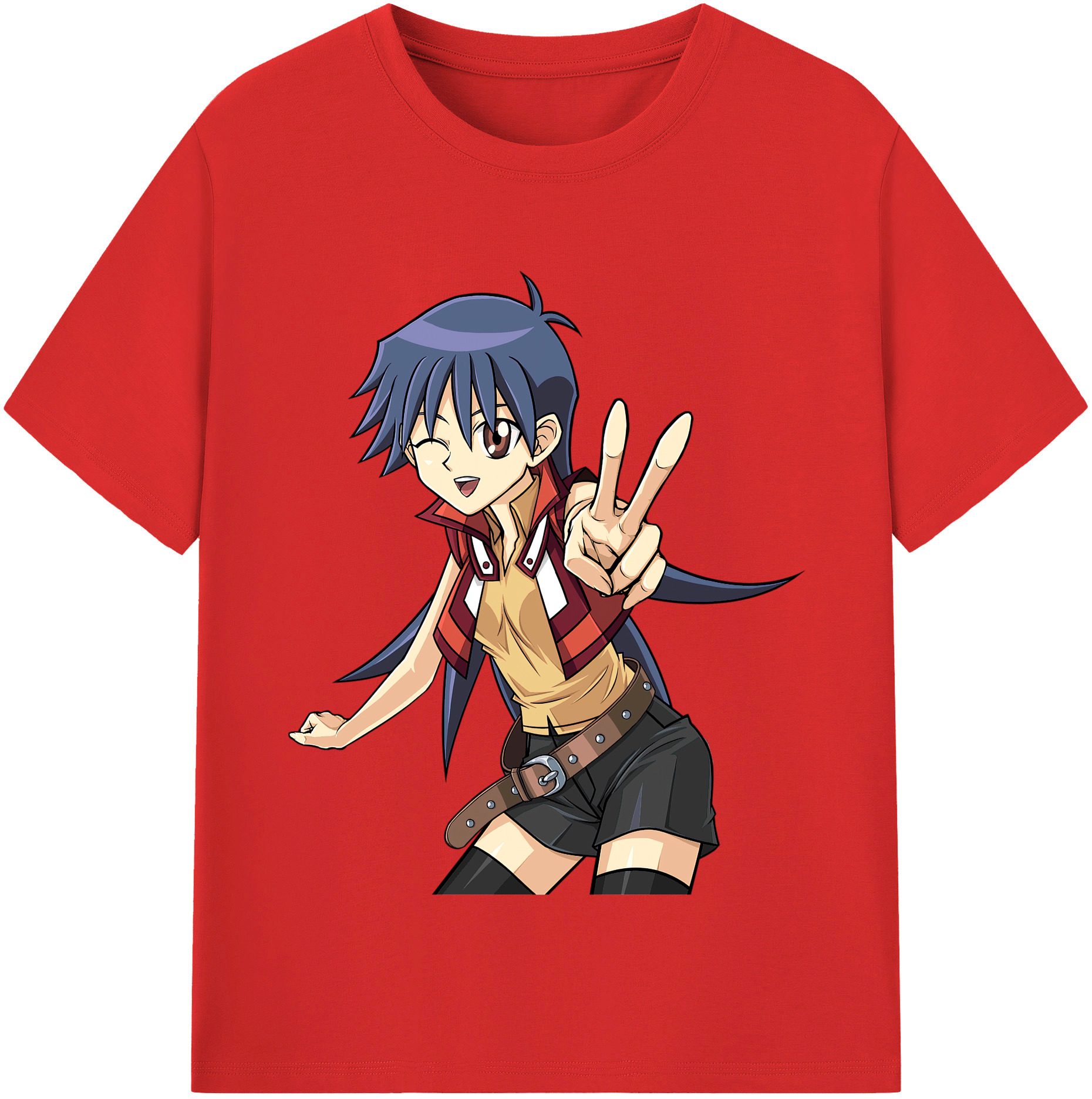 （画像用） 遊☆戯☆王 Yu-Gi-Oh! 綿100％半袖Tシャツ（フロントプリント）