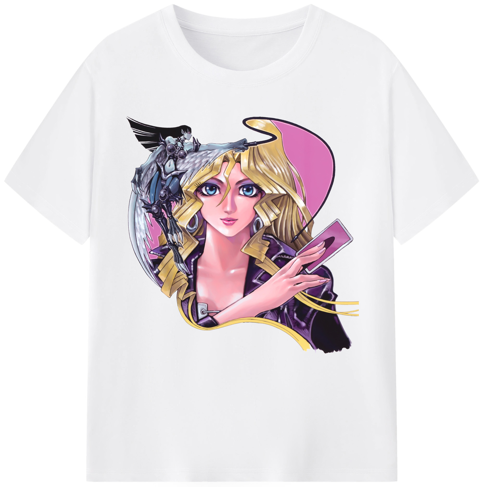 （画像用） 遊☆戯☆王 Yu-Gi-Oh! 綿100％半袖Tシャツ（フロントプリント）