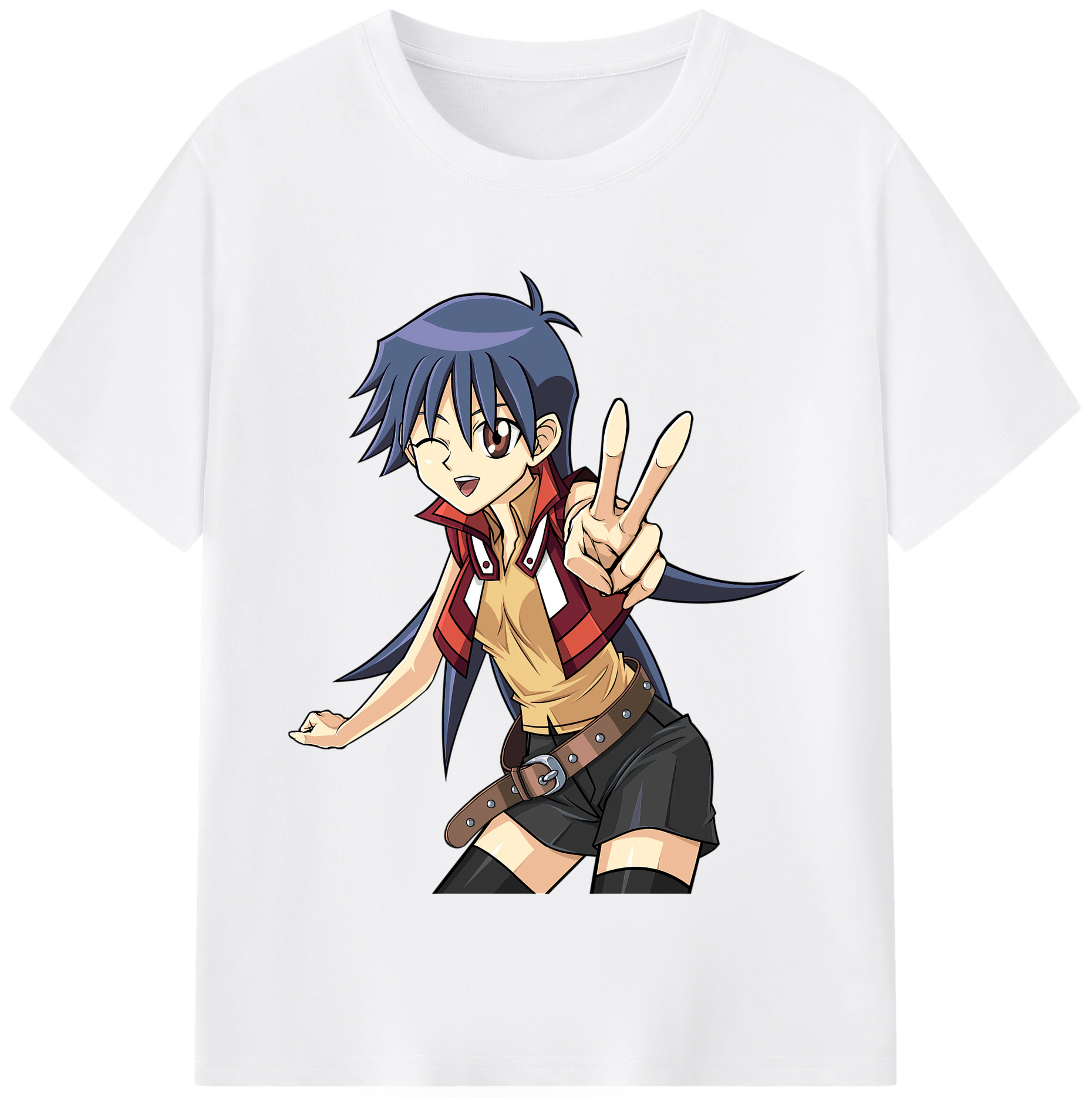 （画像用） 遊☆戯☆王 Yu-Gi-Oh! 綿100％半袖Tシャツ（フロントプリント）