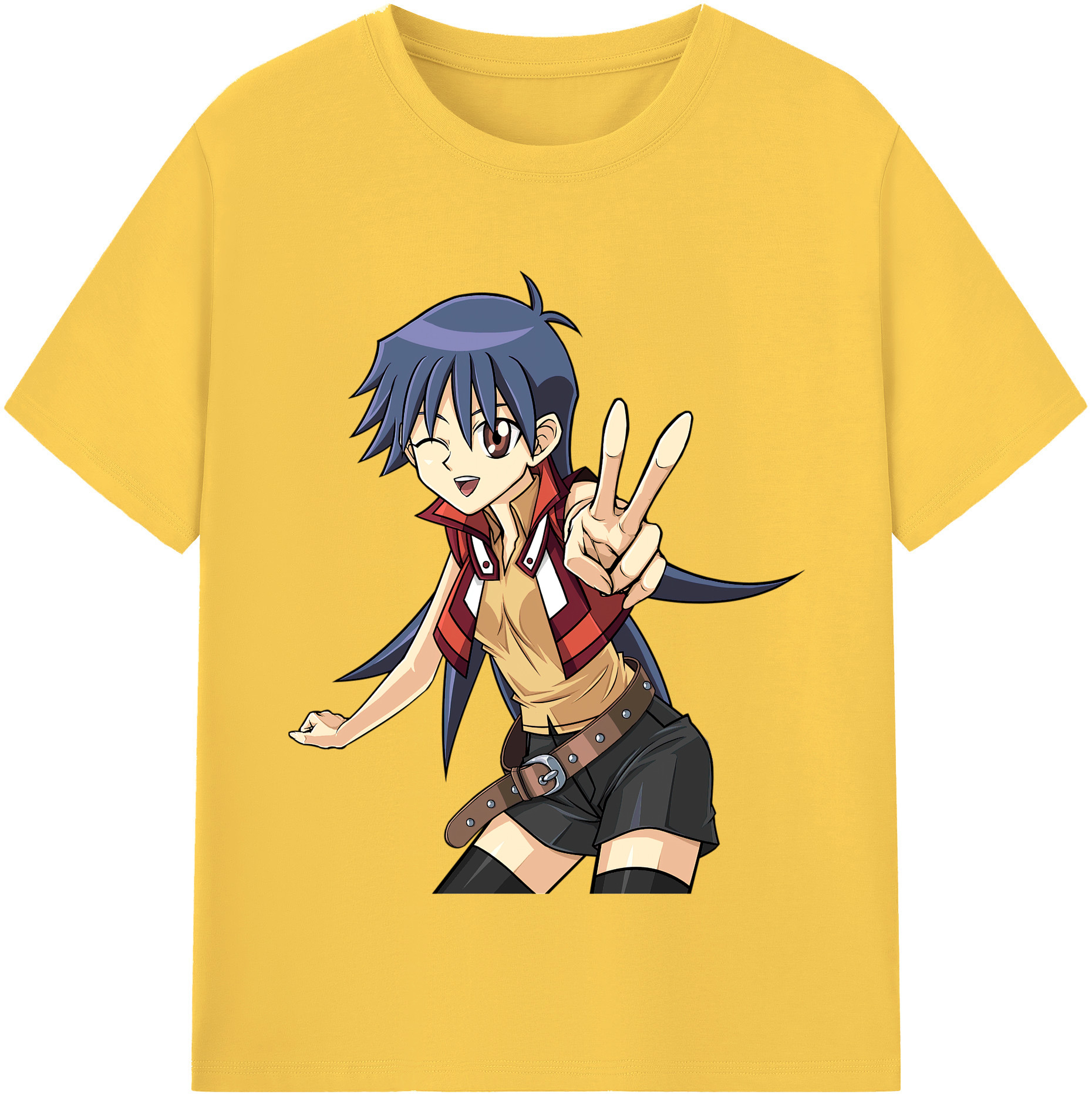 （画像用） 遊☆戯☆王 Yu-Gi-Oh! 綿100％半袖Tシャツ（フロントプリント）