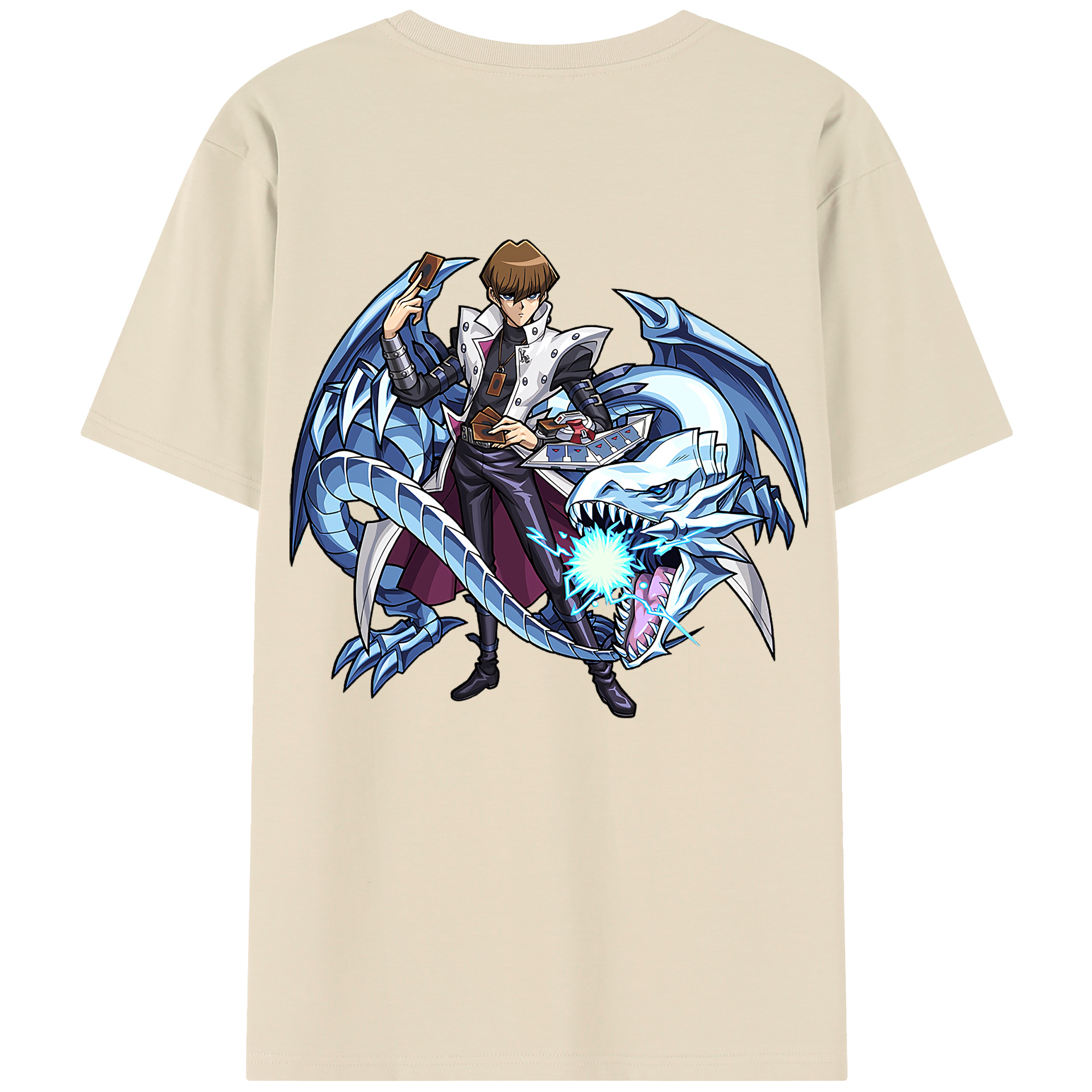 （画像用） 遊☆戯☆王 Yu-Gi-Oh! 綿100％半袖Tシャツ（背面プリント）
