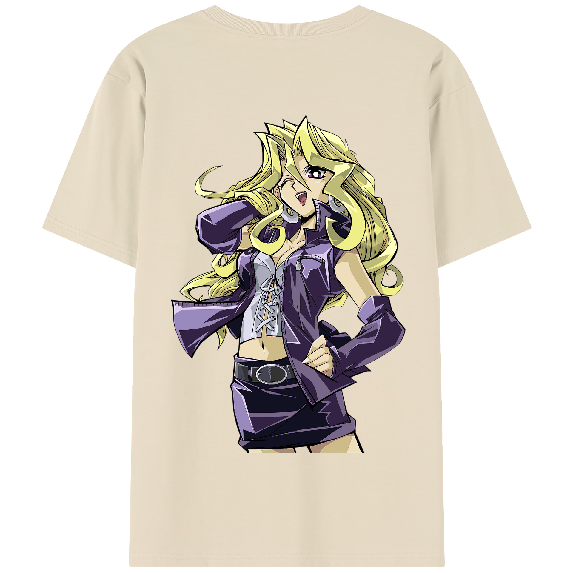 （画像用） 遊☆戯☆王 Yu-Gi-Oh! 綿100％半袖Tシャツ（背面プリント）