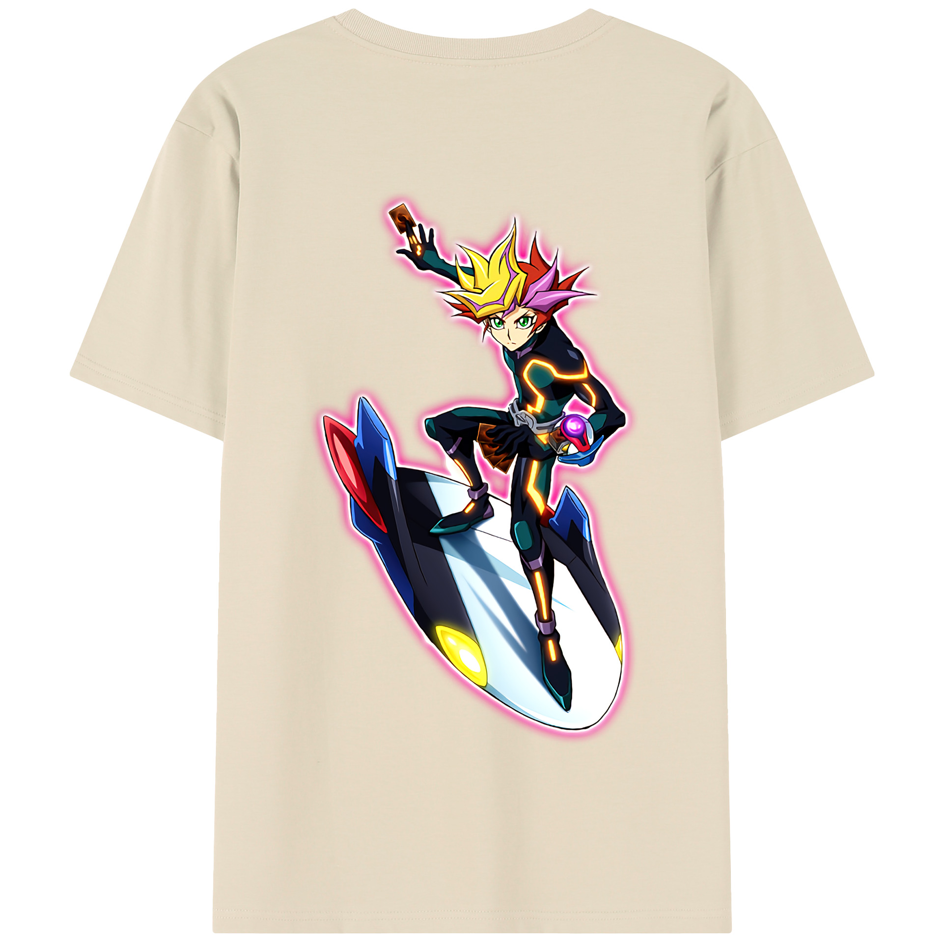 （画像用） 遊☆戯☆王 Yu-Gi-Oh! 綿100％半袖Tシャツ（背面プリント）