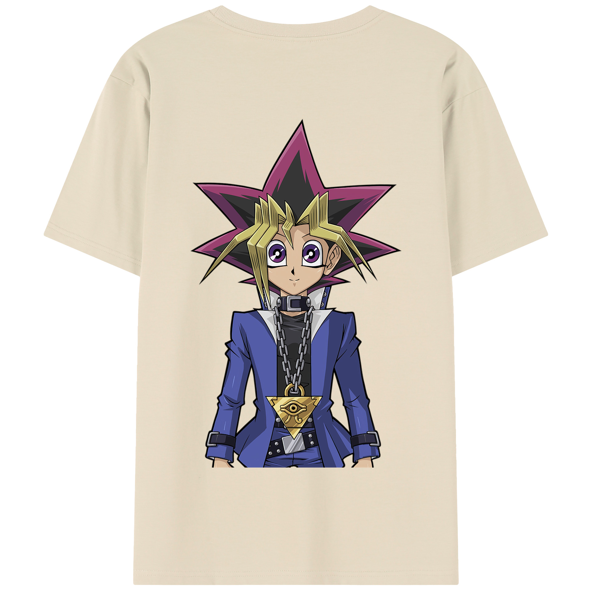 （画像用） 遊☆戯☆王 Yu-Gi-Oh! 綿100％半袖Tシャツ（背面プリント）