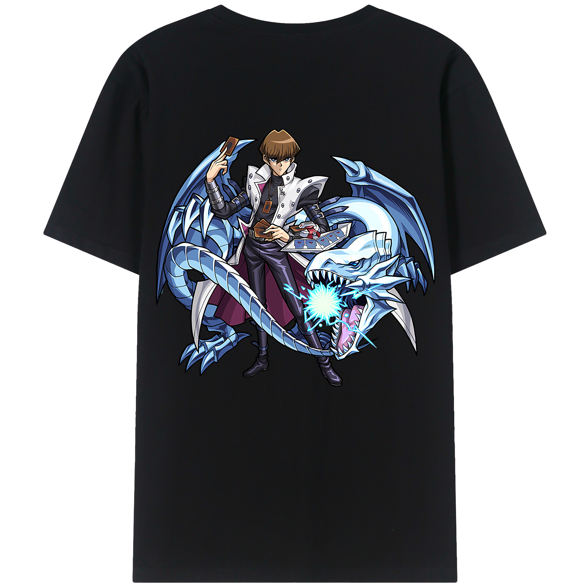 （画像用） 遊☆戯☆王 Yu-Gi-Oh! 綿100％半袖Tシャツ（背面プリント）
