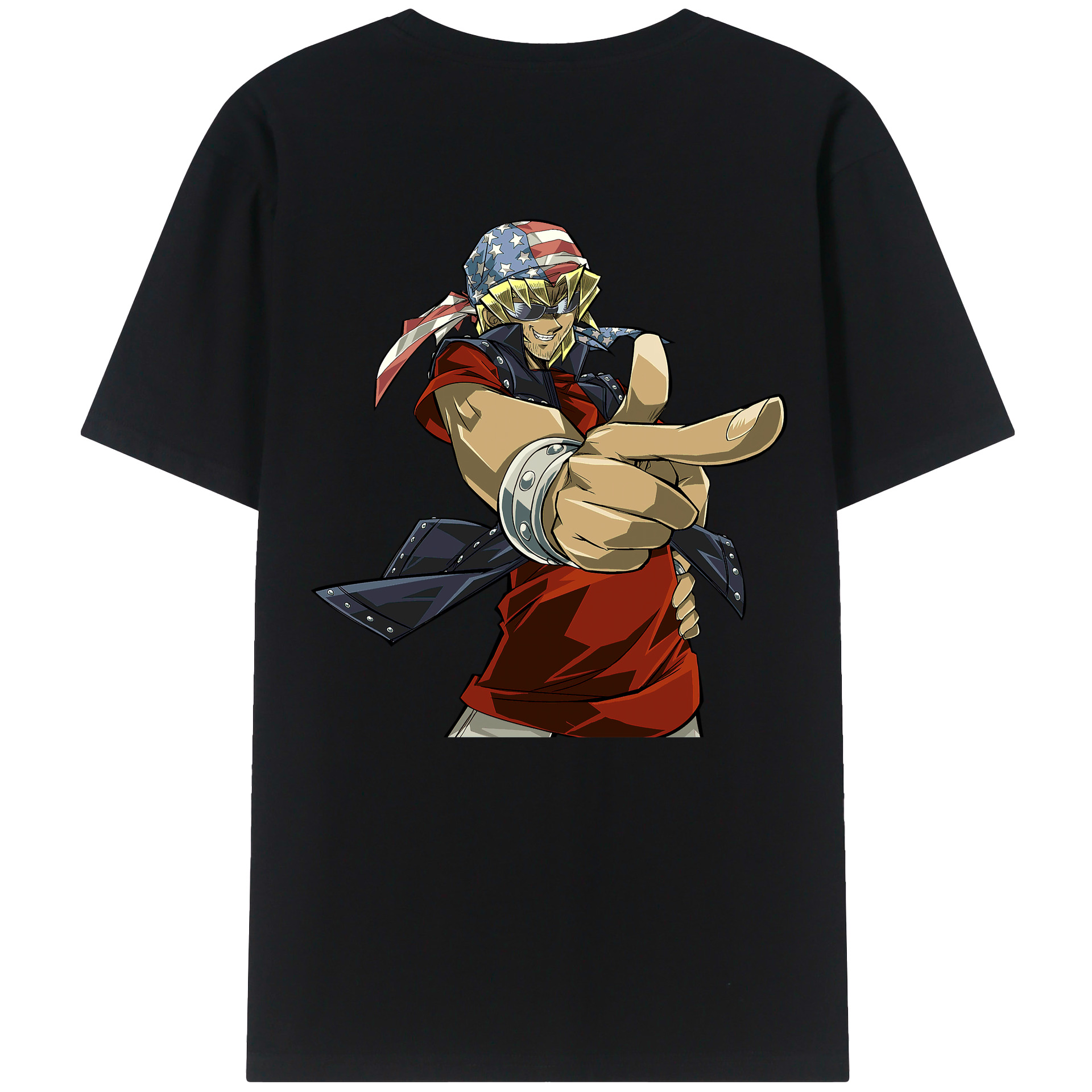 （画像用） 遊☆戯☆王 Yu-Gi-Oh! 綿100％半袖Tシャツ（背面プリント）