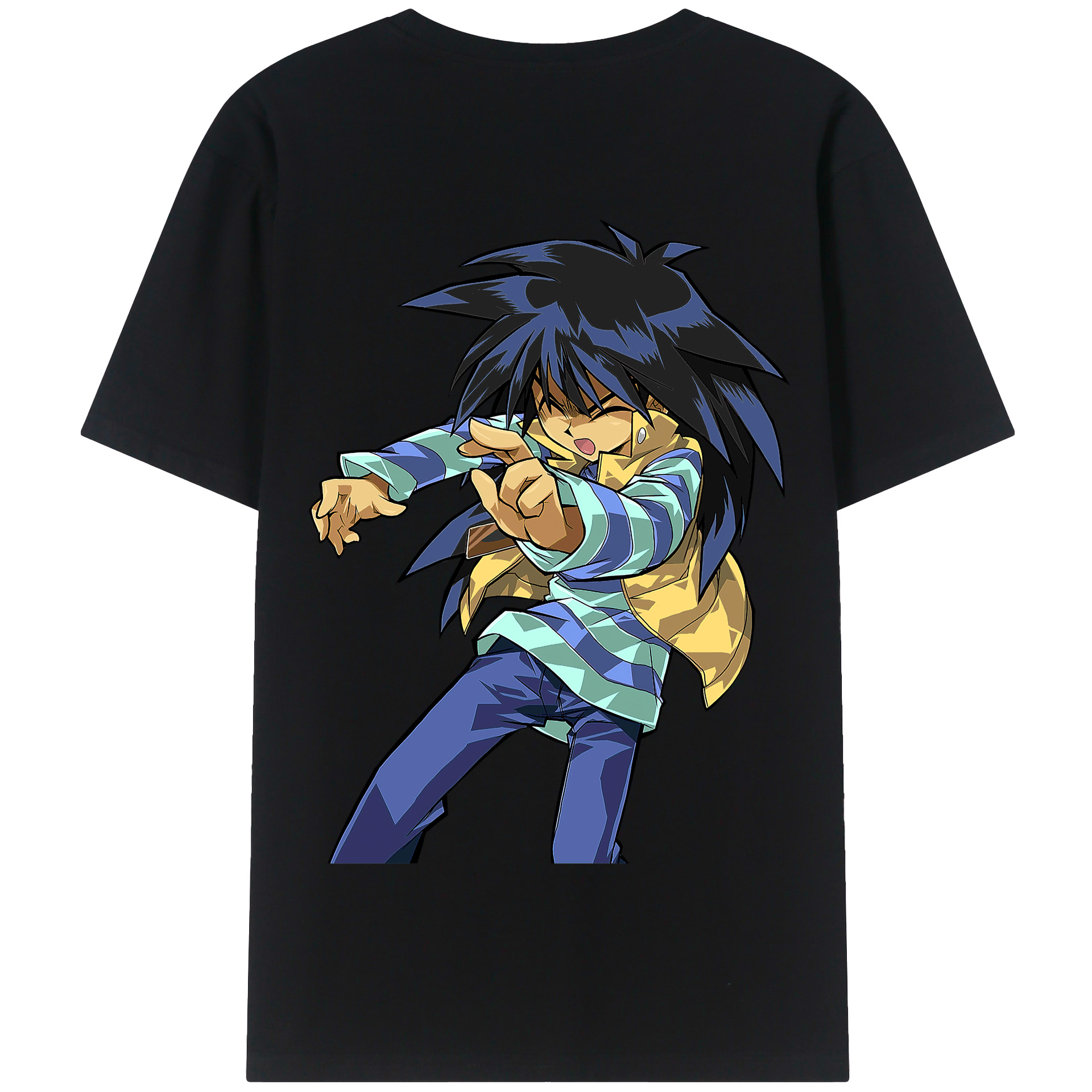 （画像用） 遊☆戯☆王 Yu-Gi-Oh! 綿100％半袖Tシャツ（背面プリント）