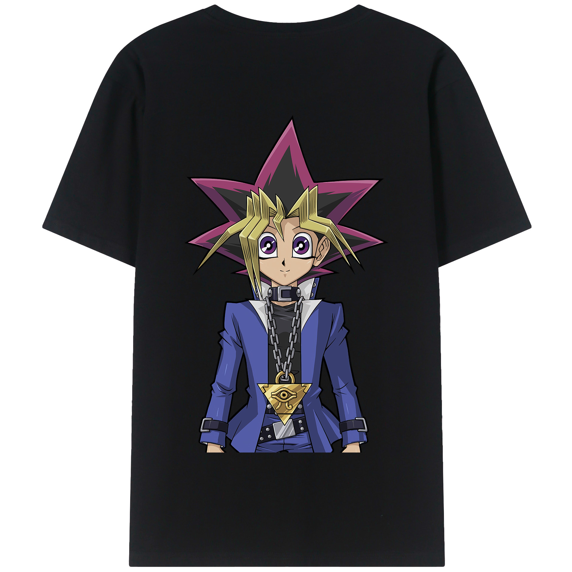 （画像用） 遊☆戯☆王 Yu-Gi-Oh! 綿100％半袖Tシャツ（背面プリント）