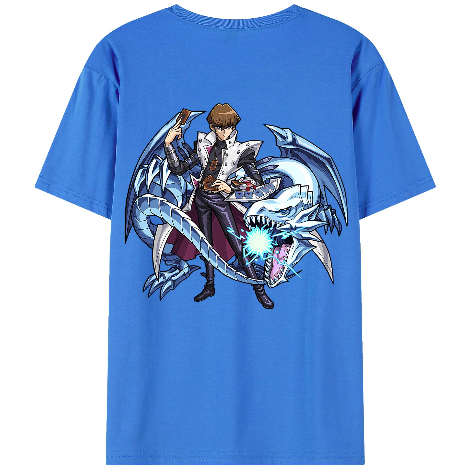 （画像用） 遊☆戯☆王 Yu-Gi-Oh! 綿100％半袖Tシャツ（背面プリント）