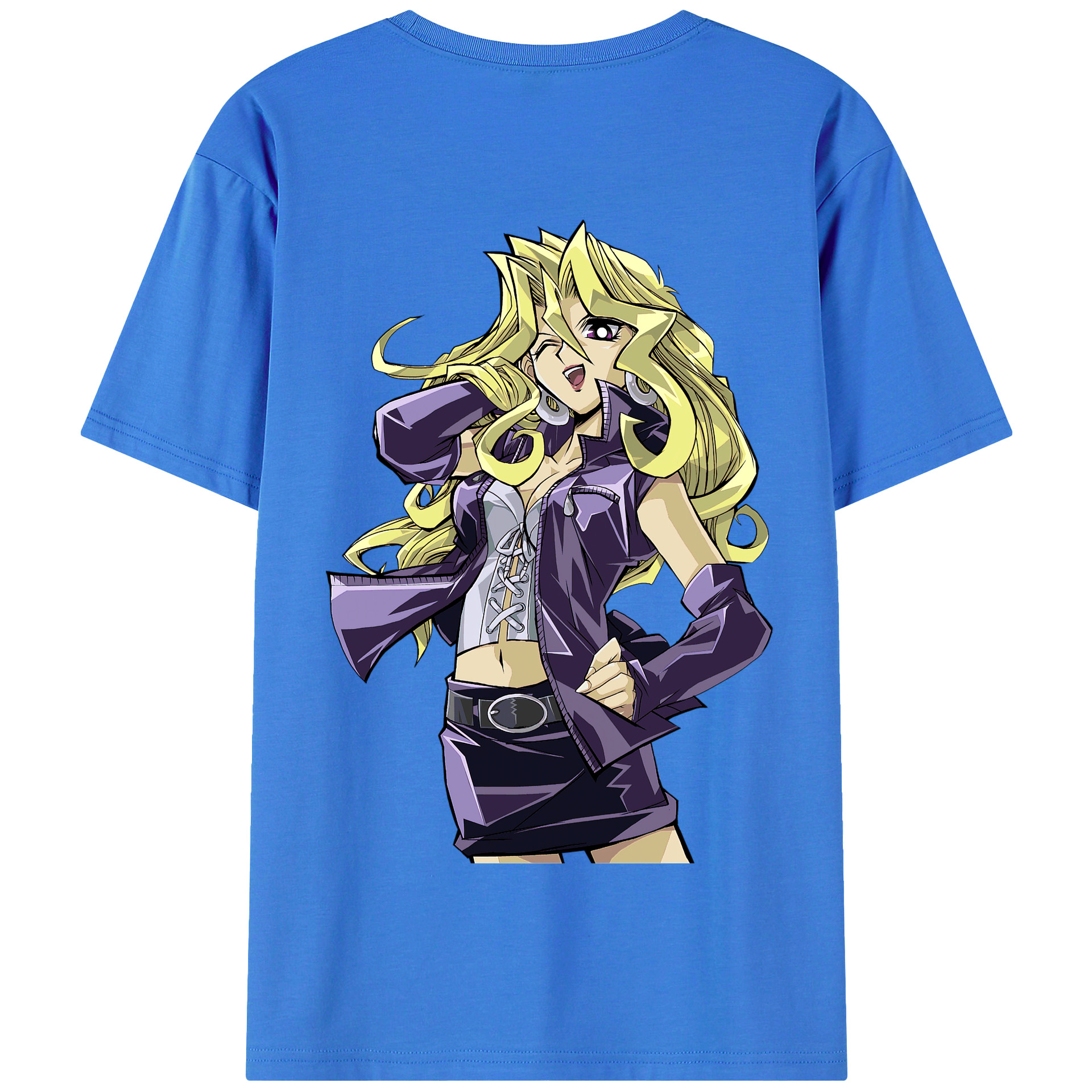 （画像用） 遊☆戯☆王 Yu-Gi-Oh! 綿100％半袖Tシャツ（背面プリント）