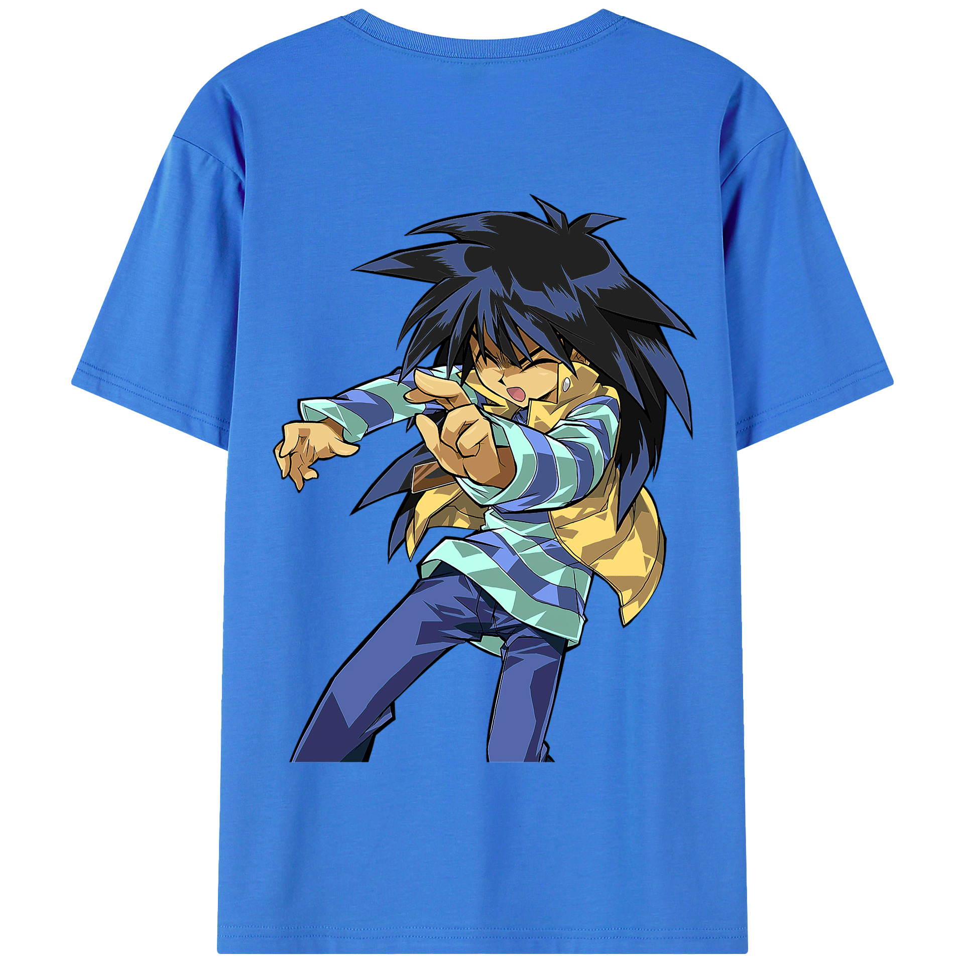 （画像用） 遊☆戯☆王 Yu-Gi-Oh! 綿100％半袖Tシャツ（背面プリント）