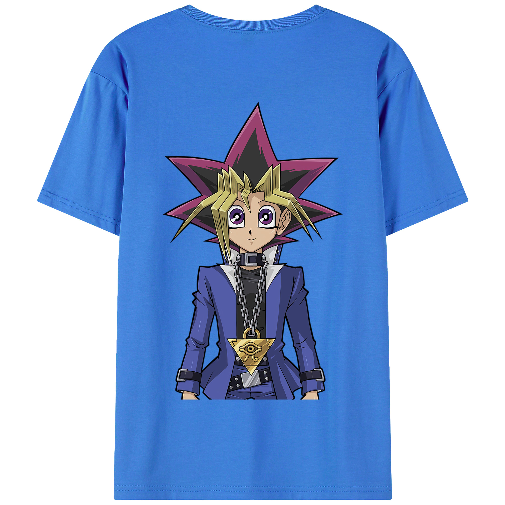 （画像用） 遊☆戯☆王 Yu-Gi-Oh! 綿100％半袖Tシャツ（背面プリント）