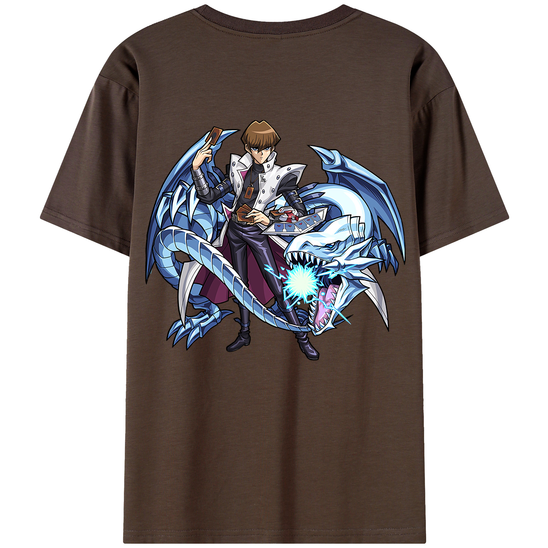 （画像用） 遊☆戯☆王 Yu-Gi-Oh! 綿100％半袖Tシャツ（背面プリント）