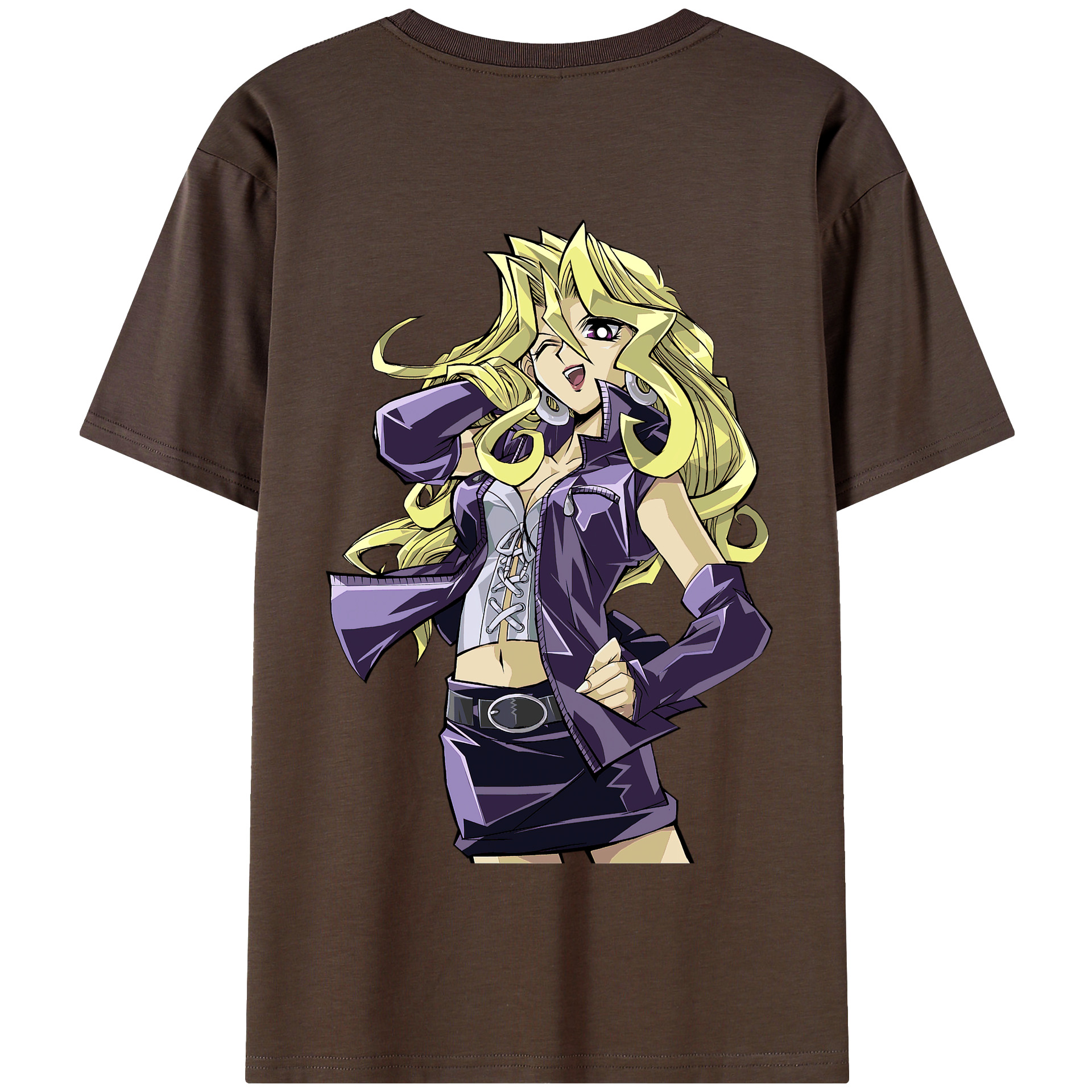 （画像用） 遊☆戯☆王 Yu-Gi-Oh! 綿100％半袖Tシャツ（背面プリント）