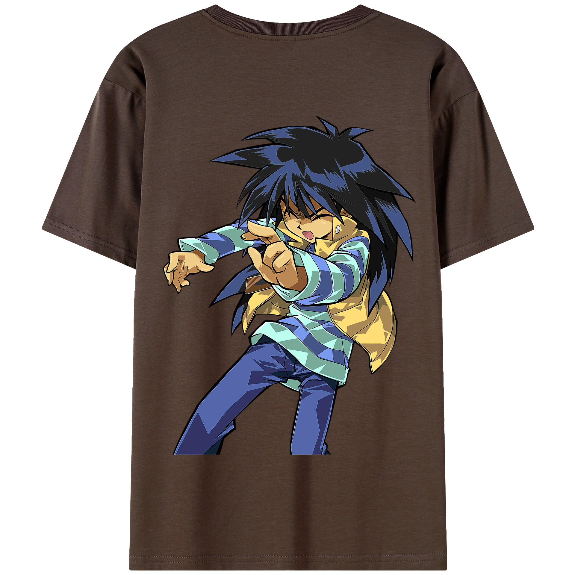 （画像用） 遊☆戯☆王 Yu-Gi-Oh! 綿100％半袖Tシャツ（背面プリント）