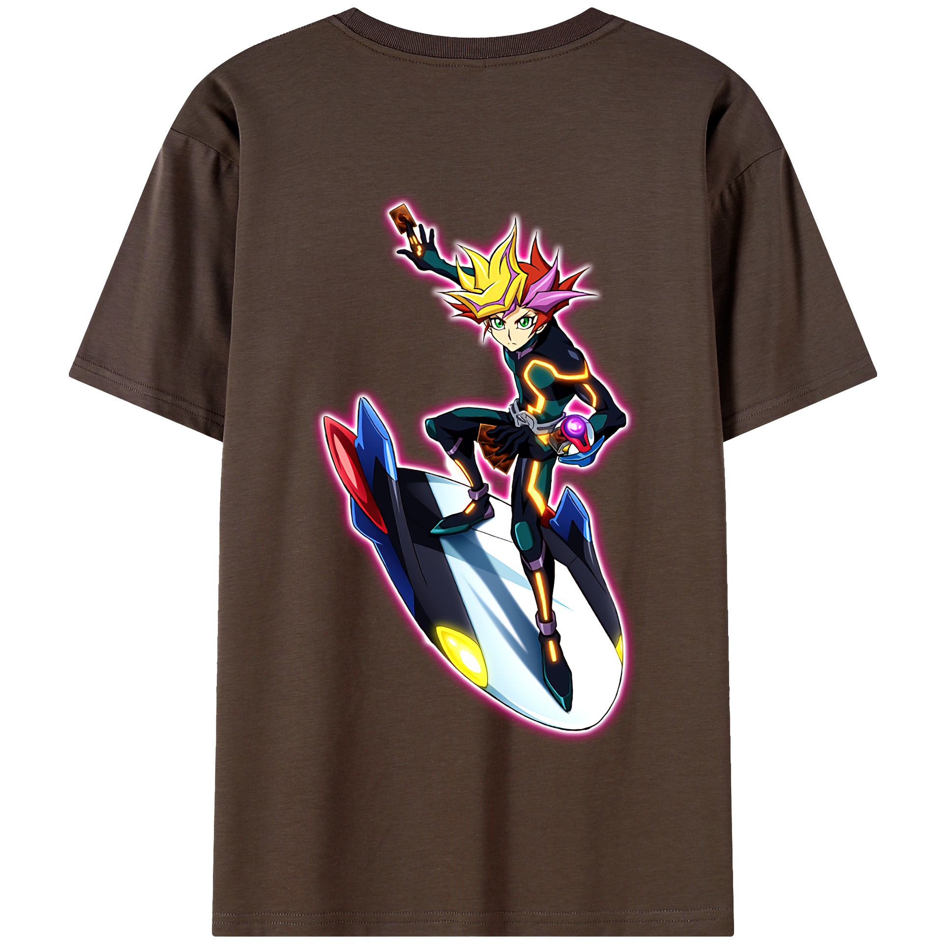 （画像用） 遊☆戯☆王 Yu-Gi-Oh! 綿100％半袖Tシャツ（背面プリント）