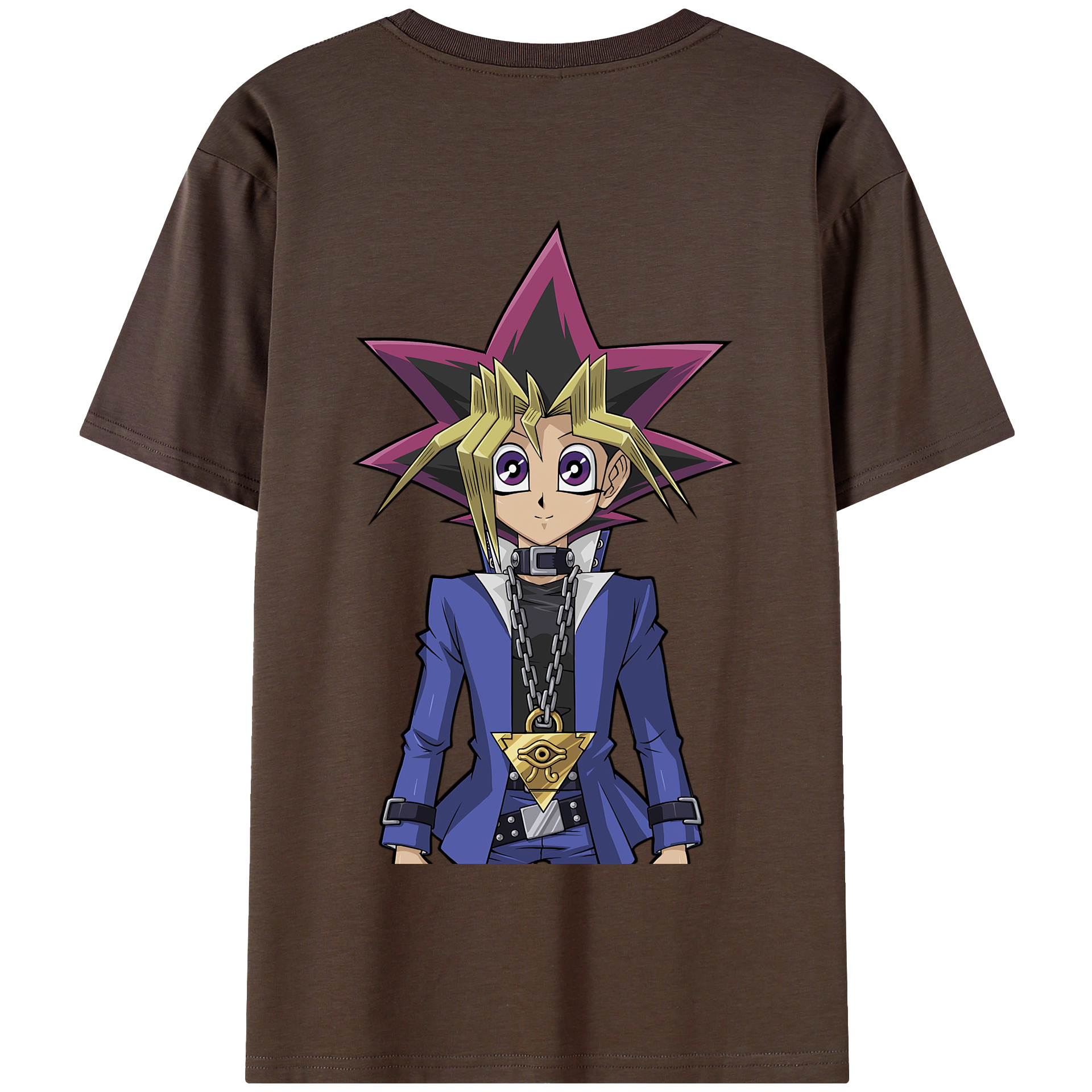 （画像用） 遊☆戯☆王 Yu-Gi-Oh! 綿100％半袖Tシャツ（背面プリント）