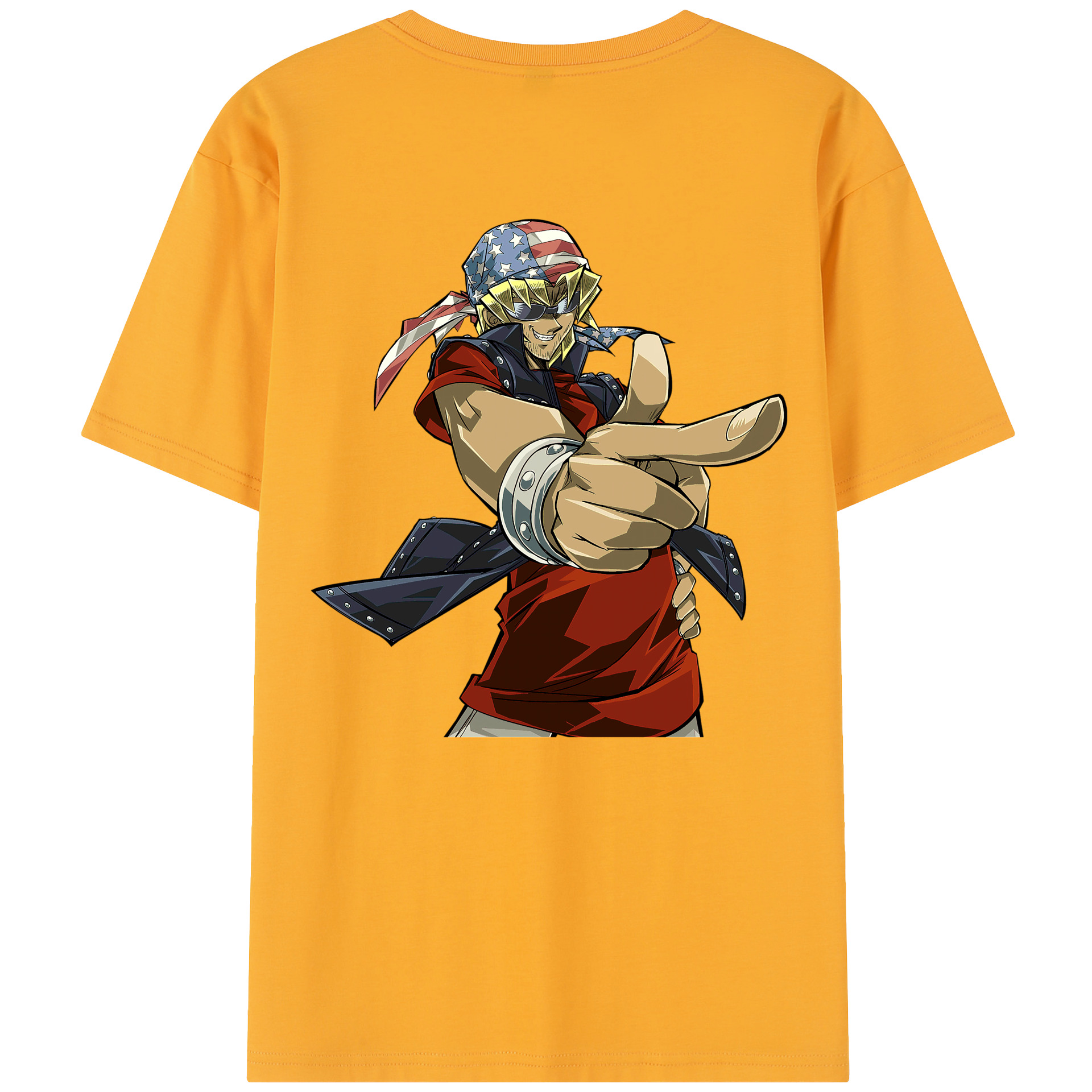 （画像用） 遊☆戯☆王 Yu-Gi-Oh! 綿100％半袖Tシャツ（背面プリント）