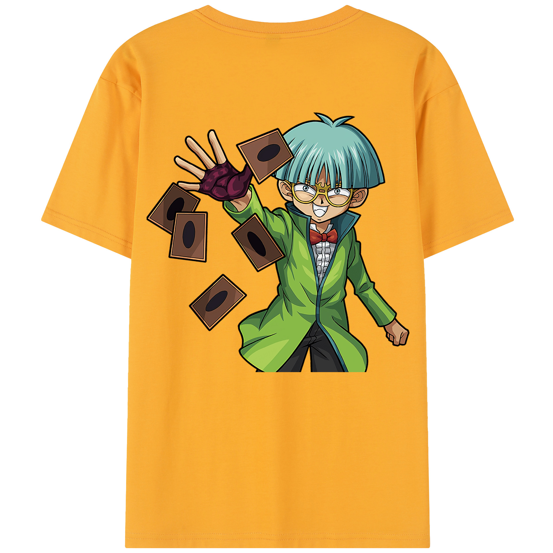 （画像用） 遊☆戯☆王 Yu-Gi-Oh! 綿100％半袖Tシャツ（背面プリント）