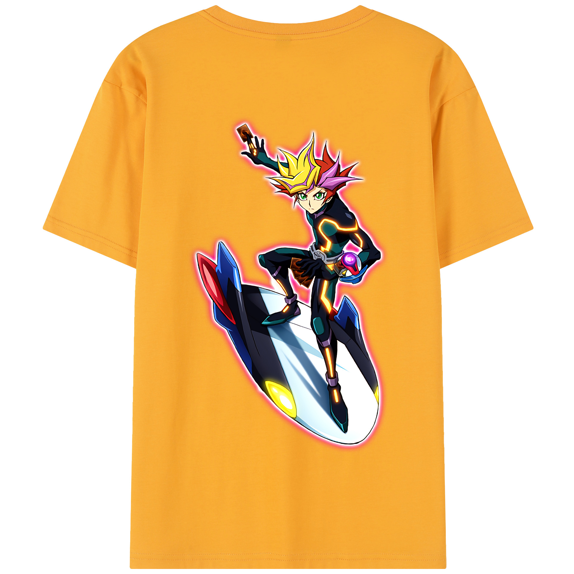（画像用） 遊☆戯☆王 Yu-Gi-Oh! 綿100％半袖Tシャツ（背面プリント）